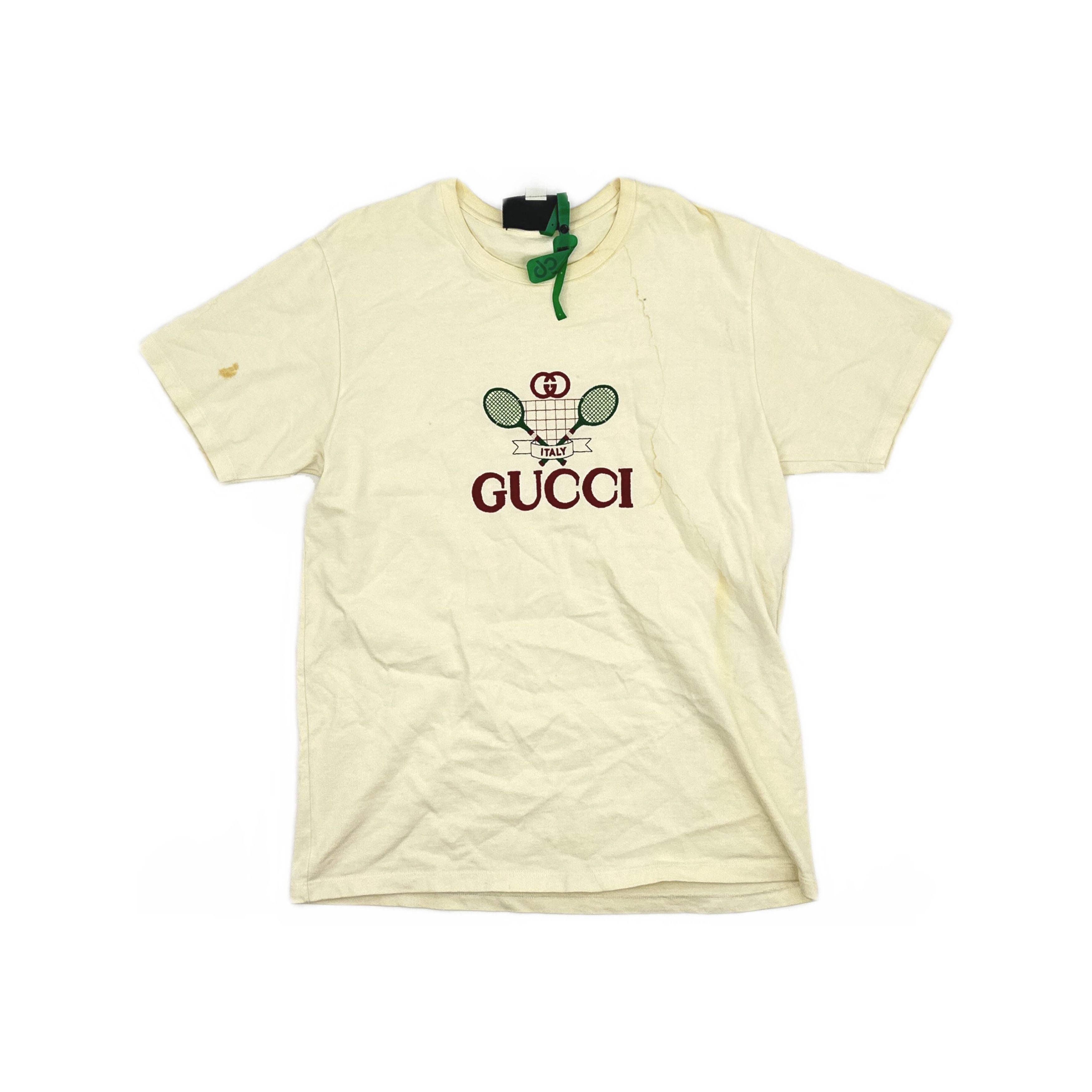 Gucci Gucci Tennis Racket Graphics T-Shirt US S Size US S / EU 44-46 / 1 - 2 Thumbnail