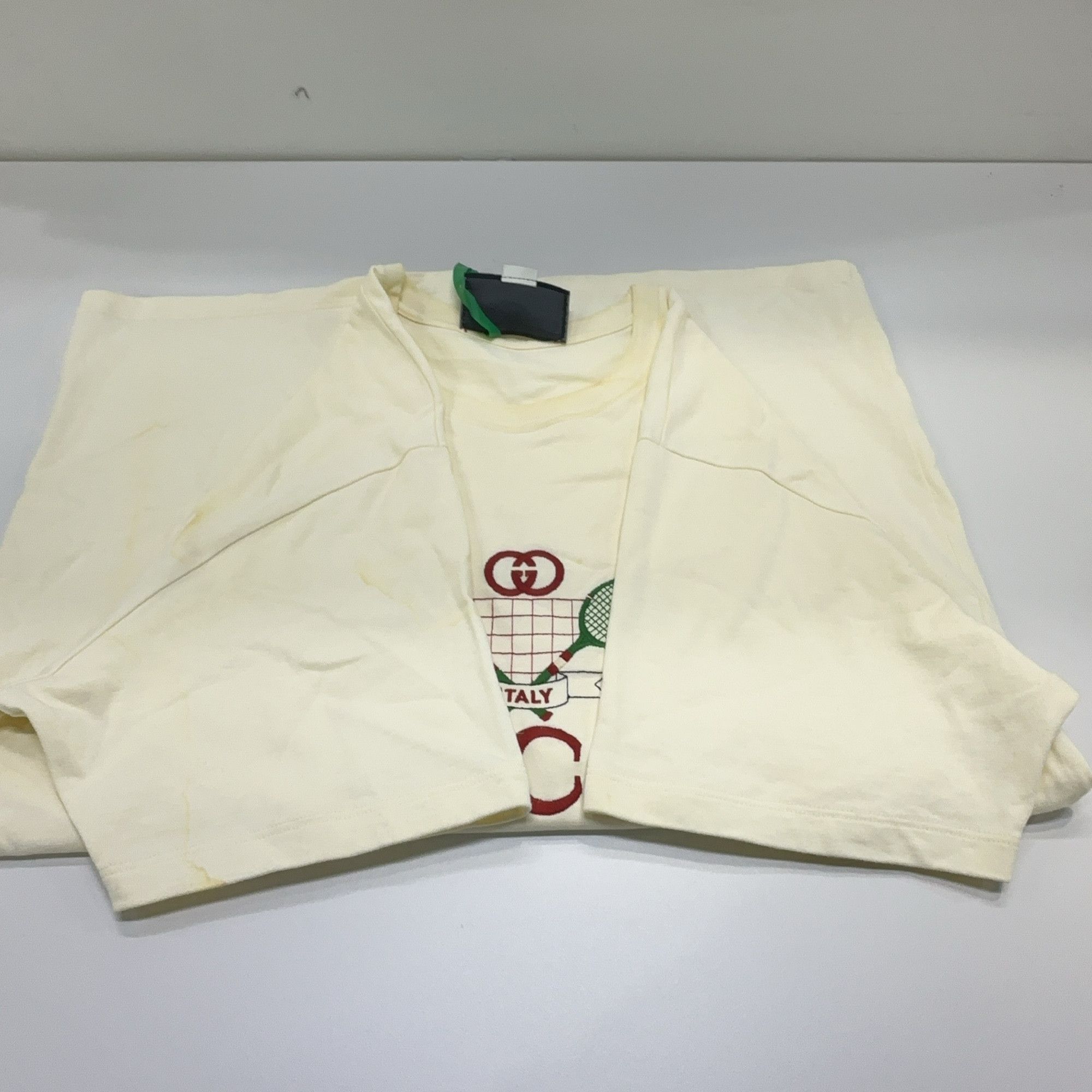 Gucci Gucci Tennis Racket Graphics T-Shirt US S Size US S / EU 44-46 / 1 - 9 Thumbnail