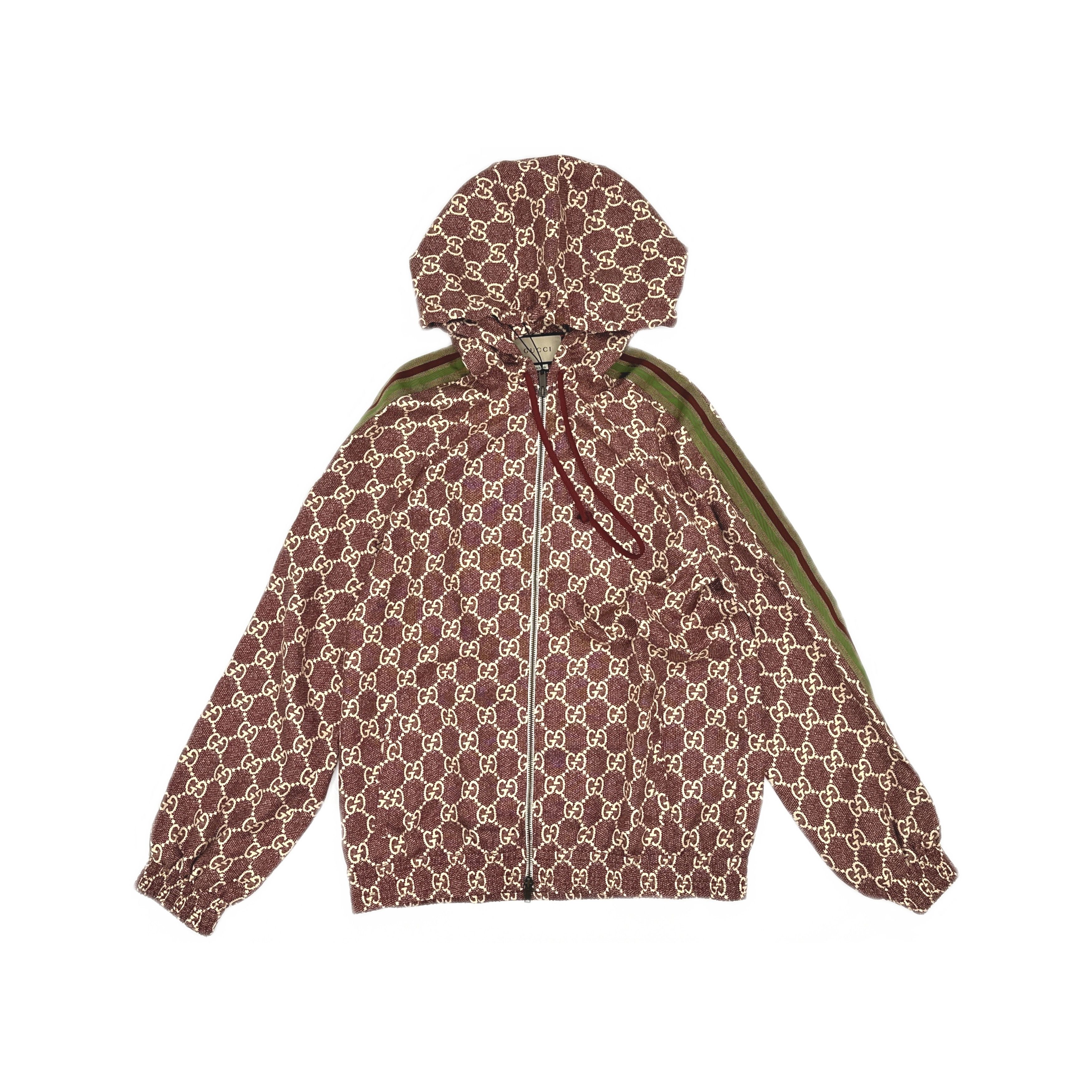 Gucci Gucci GG Supreme Silk Hooded Jacket XL Size XL / US 12-14 / IT 48-50 - 2 Thumbnail