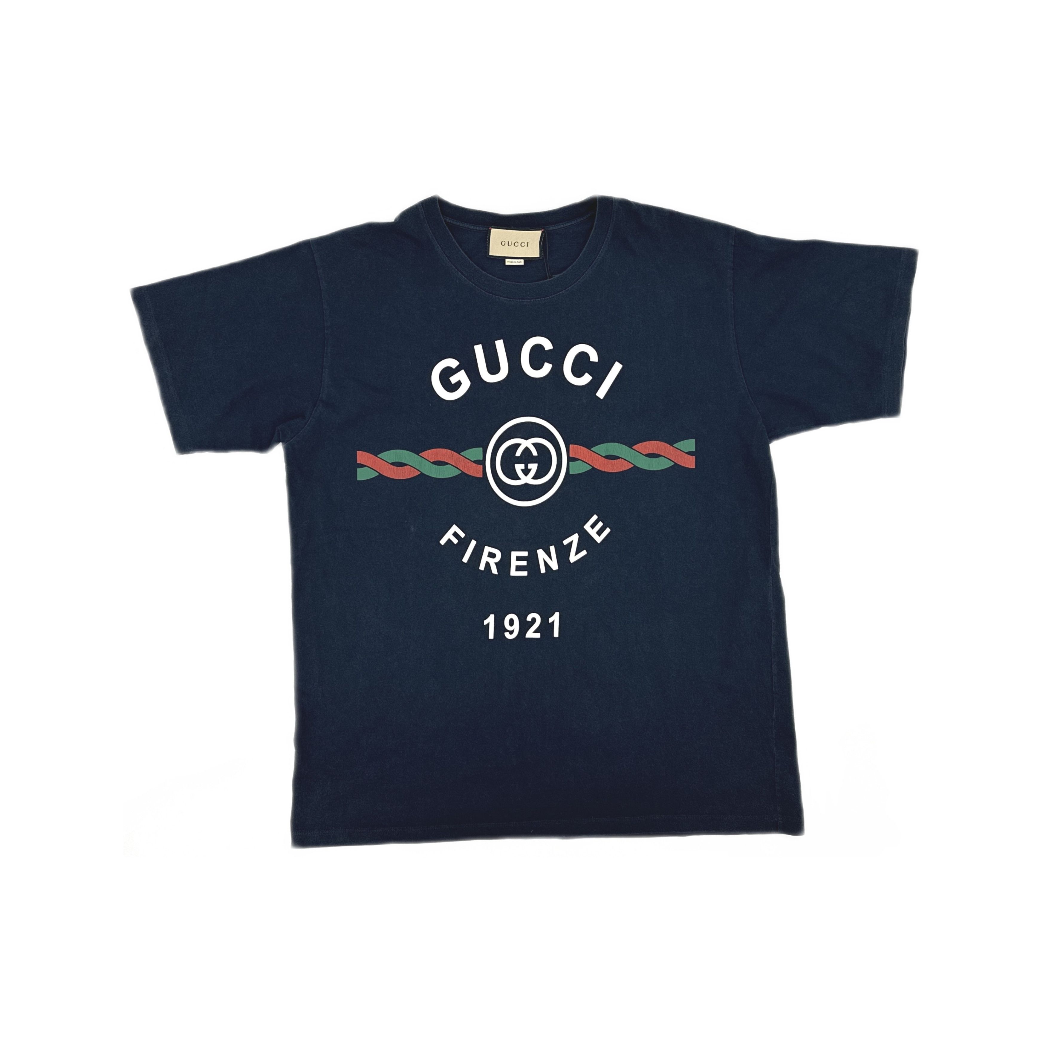 Gucci Gucci SS22 Lido Firenze 1921 Logo T-Shirt L Size US L / EU 52-54 / 3 - 2 Thumbnail