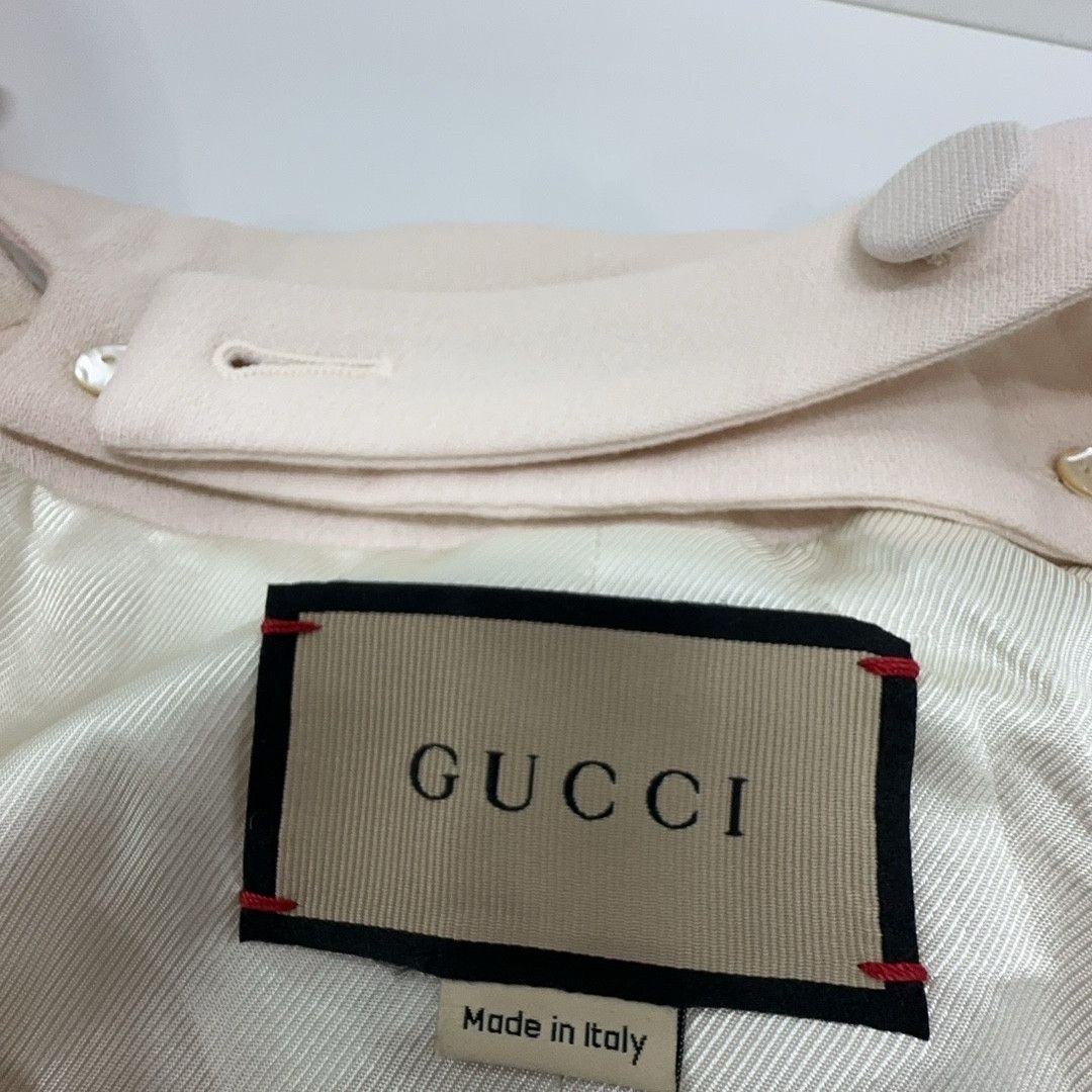 Gucci Gucci Ivory Wool Belted Jacket IT 40 Size S / US 4 / IT 40 - 4 Thumbnail