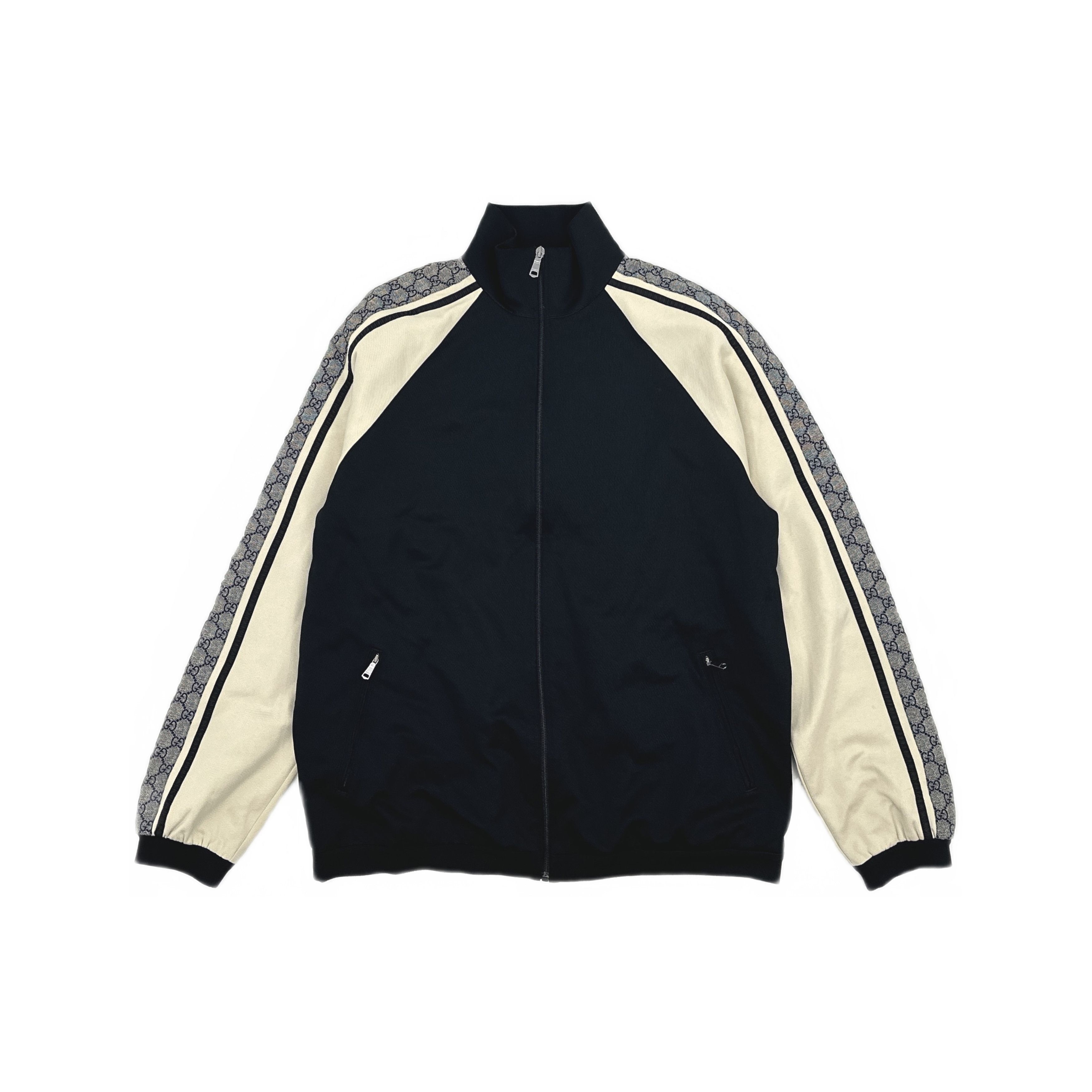 Gucci Gucci GG Supreme Tape Track Jacket Size M Size US M / EU 48-50 / 2 - 2 Thumbnail