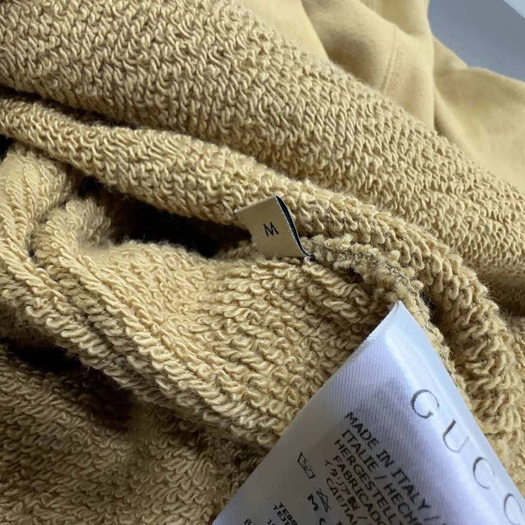 Gucci Gucci Interlocking G Logo Hoodie Beige Size M Size US M / EU 48-50 / 2 - 5 Thumbnail