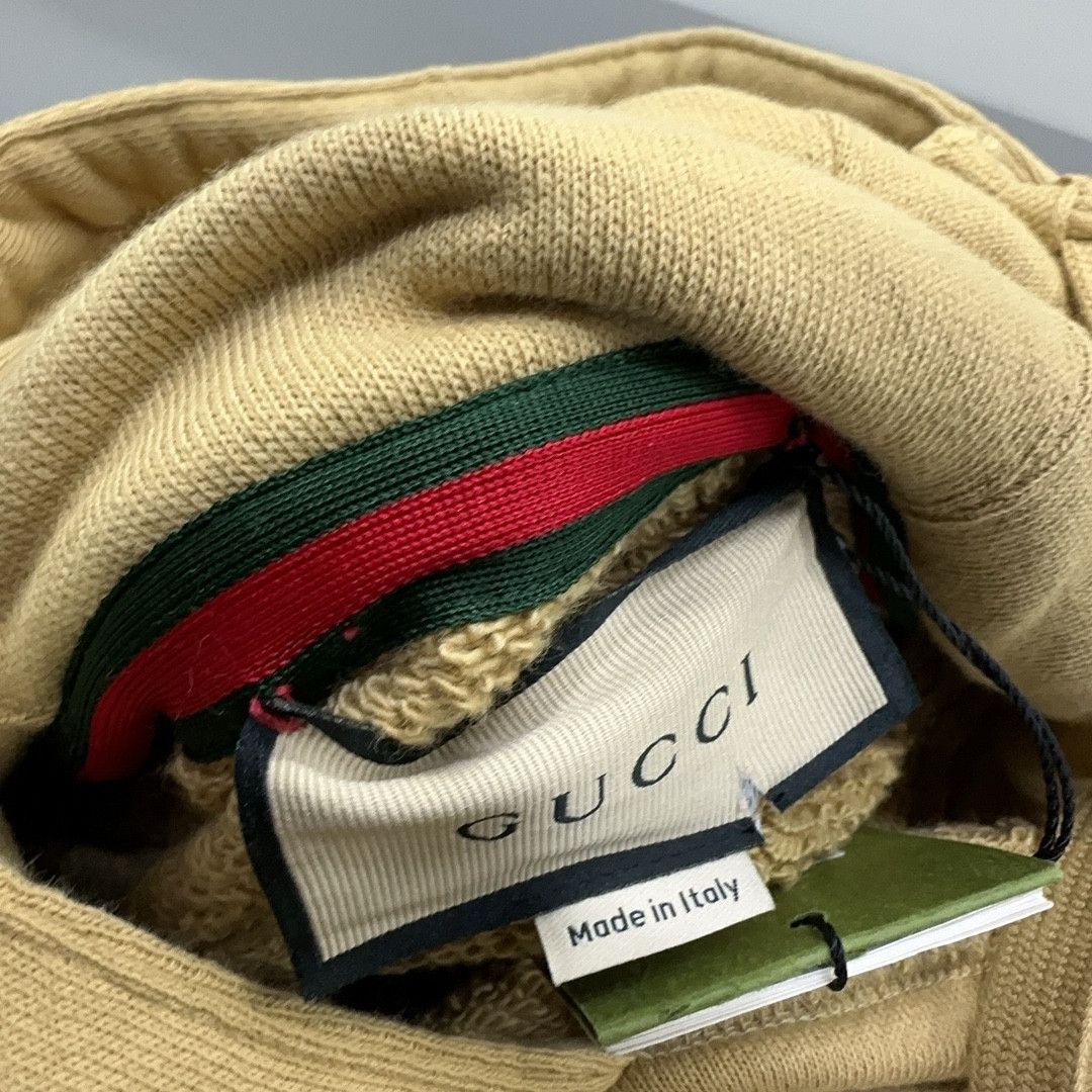 Gucci Gucci Interlocking G Logo Hoodie Beige Size M Size US M / EU 48-50 / 2 - 6 Thumbnail