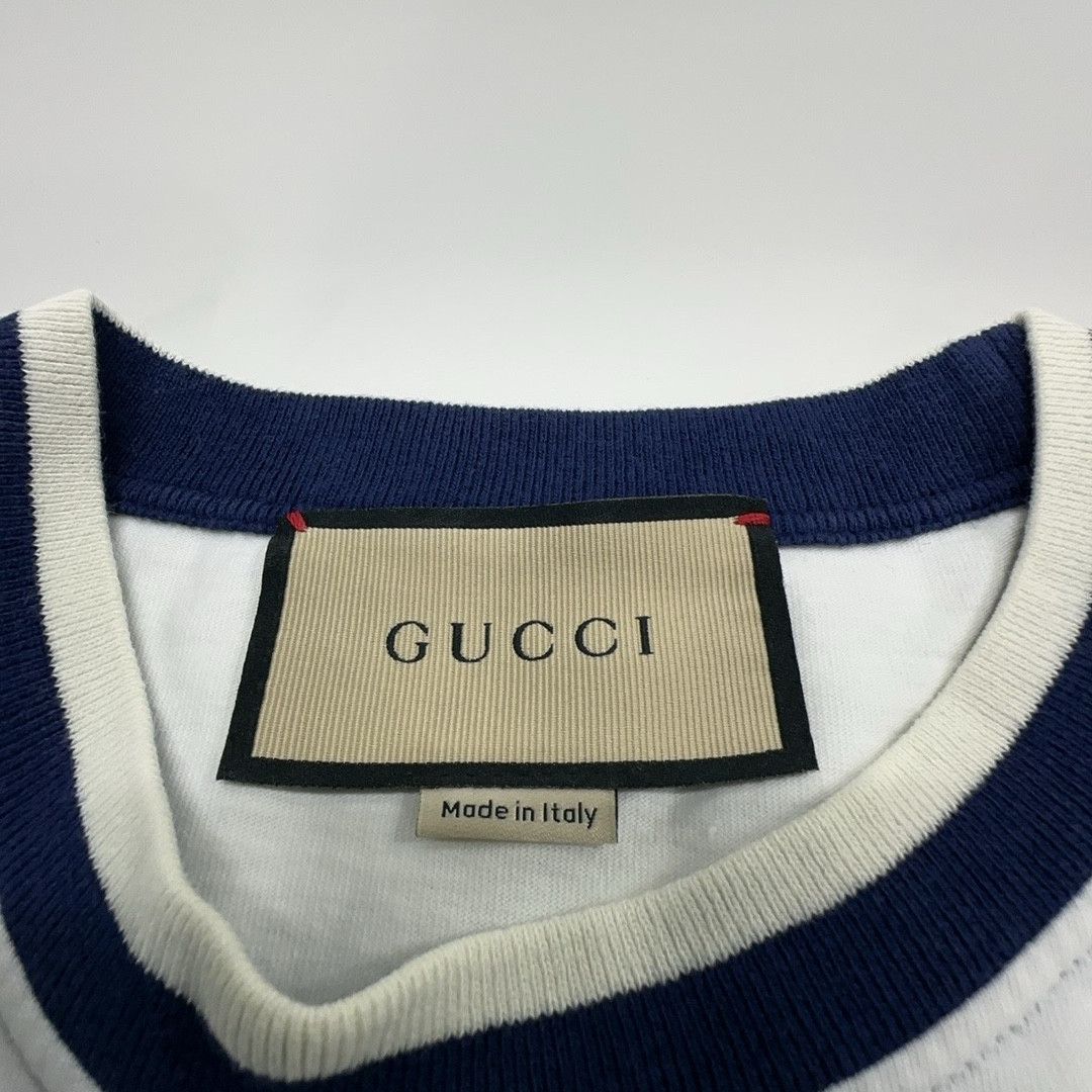 Gucci Gucci Interlocking G Logo Ringer T-Shirt Size M Size M / US 6-8 / IT 42-44 - 4 Thumbnail