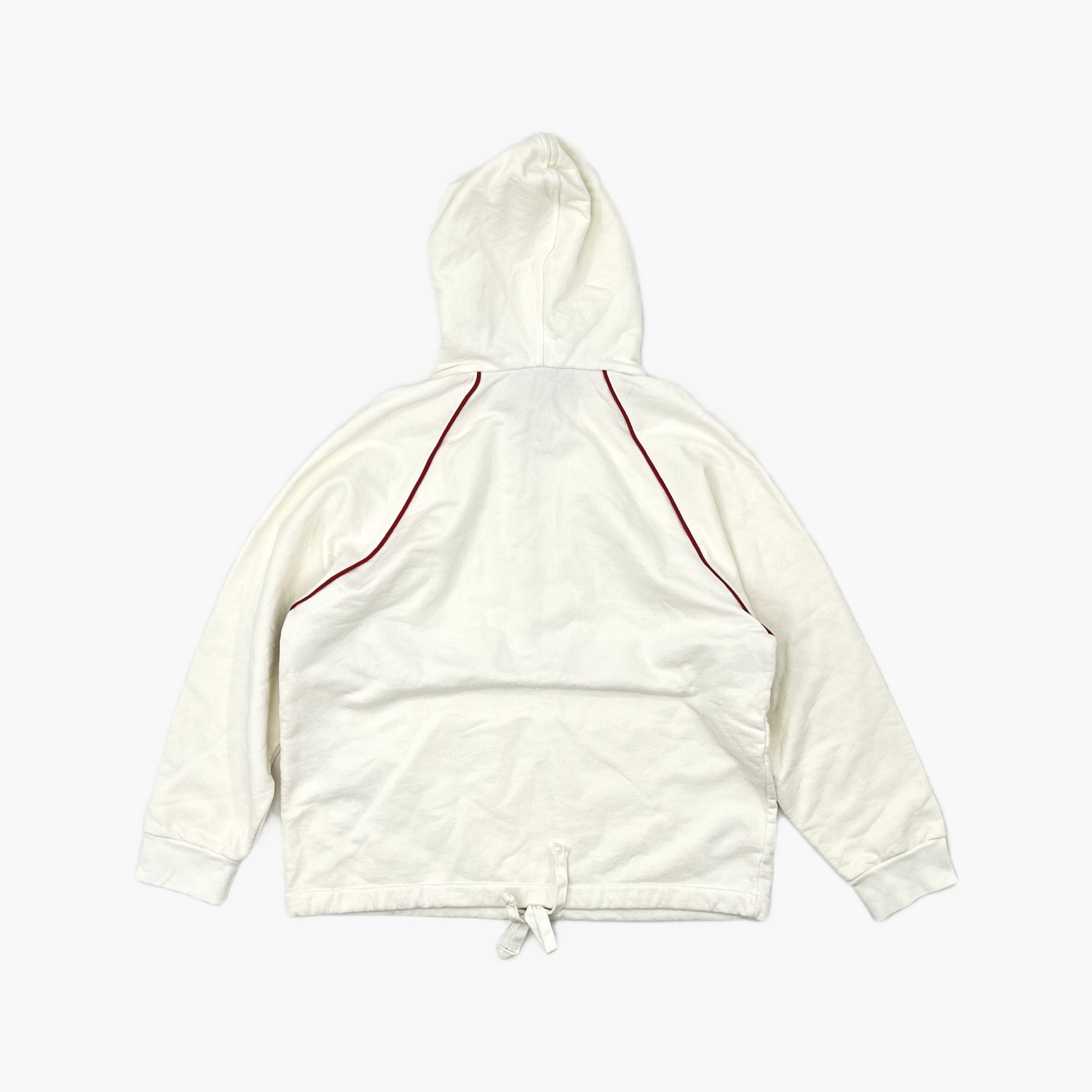Gucci Gucci Web Stripe Half Zip Hoodie Size M Size US M / EU 48-50 / 2 - 3 Thumbnail