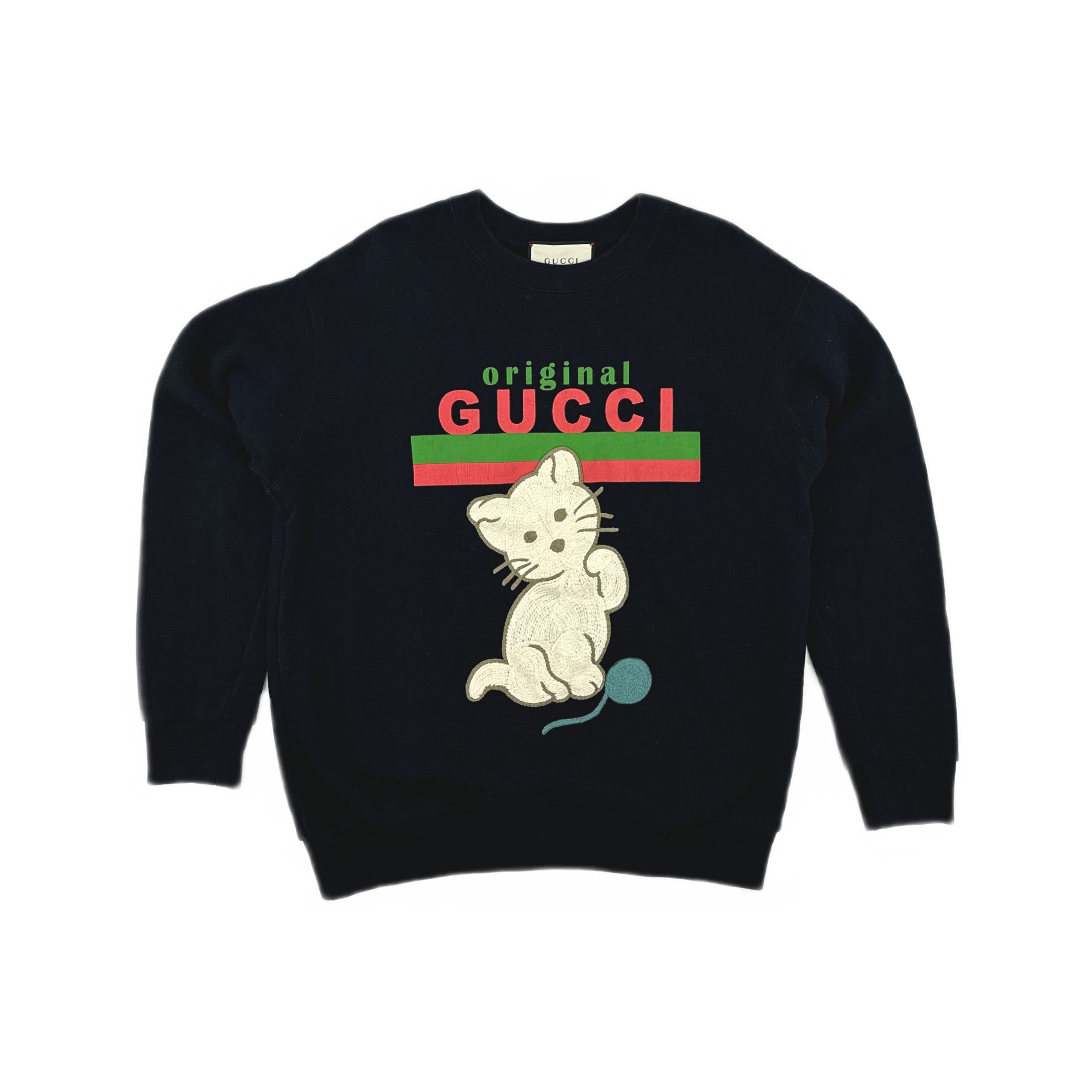 Gucci Gucci Cat Patch Logo Sweatshirt Size S Size S / US 4 / IT 40 - 2 Thumbnail