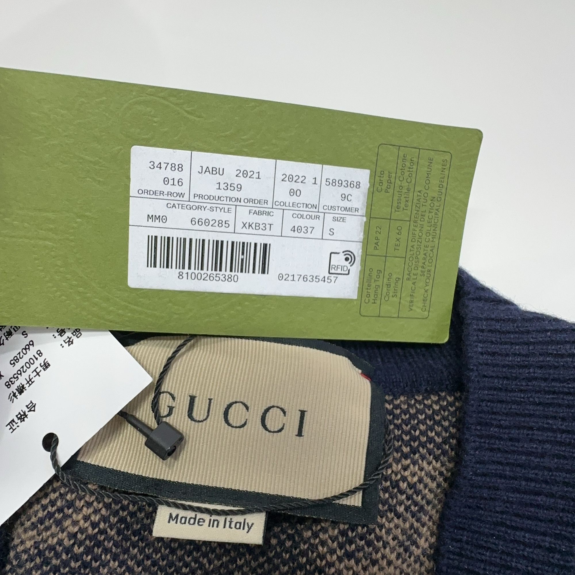 Gucci Gucci GG Monogram Knit Cardigan Size S Size US S / EU 44-46 / 1 - 5 Thumbnail