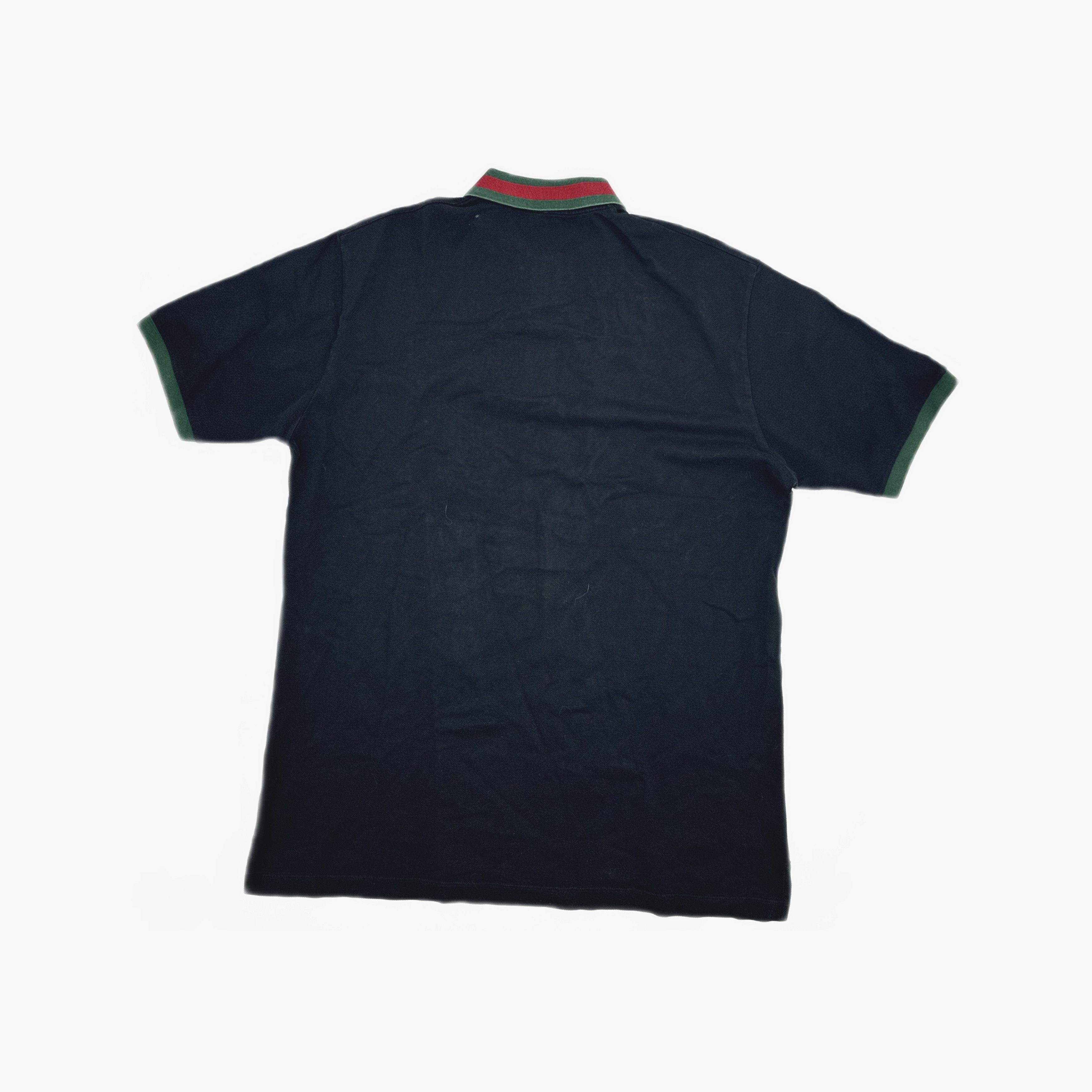 Gucci Gucci Web Stripe Collar Polo Shirt Size XXL Size US XXL / EU 58 / 5 - 3 Thumbnail