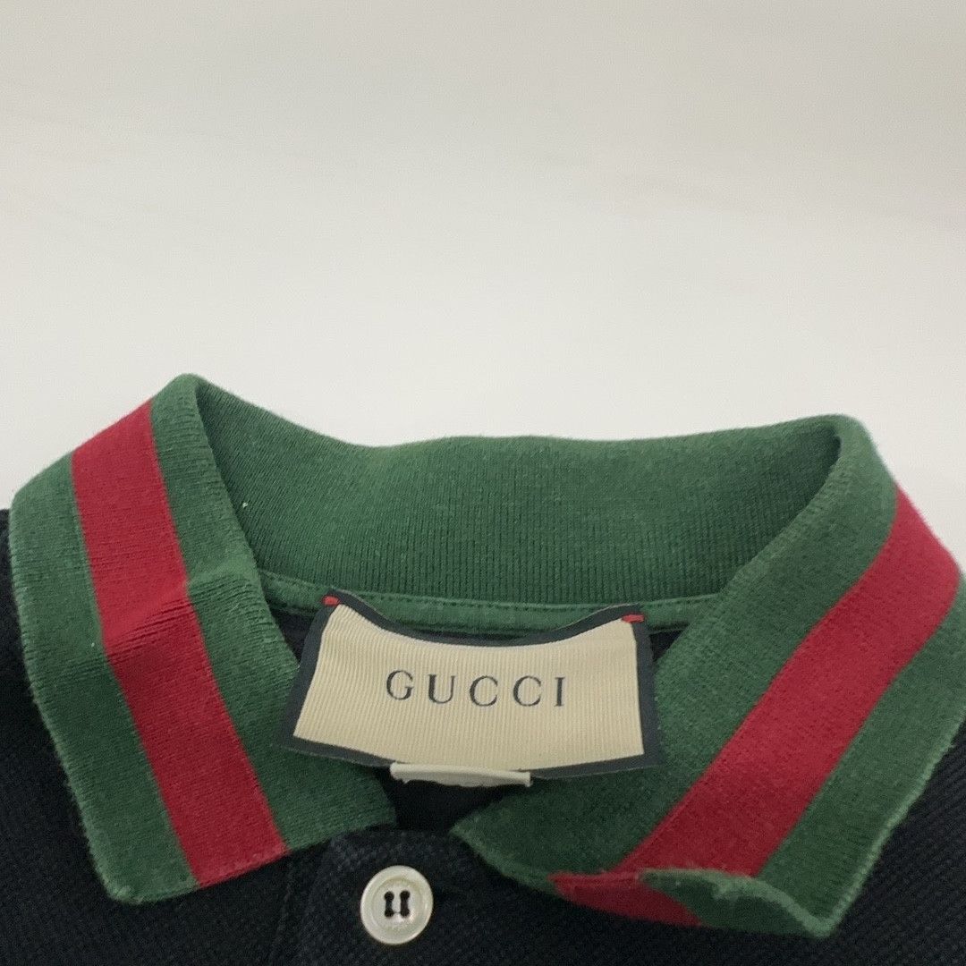 Gucci Gucci Web Stripe Collar Polo Shirt Size XXL Size US XXL / EU 58 / 5 - 6 Thumbnail