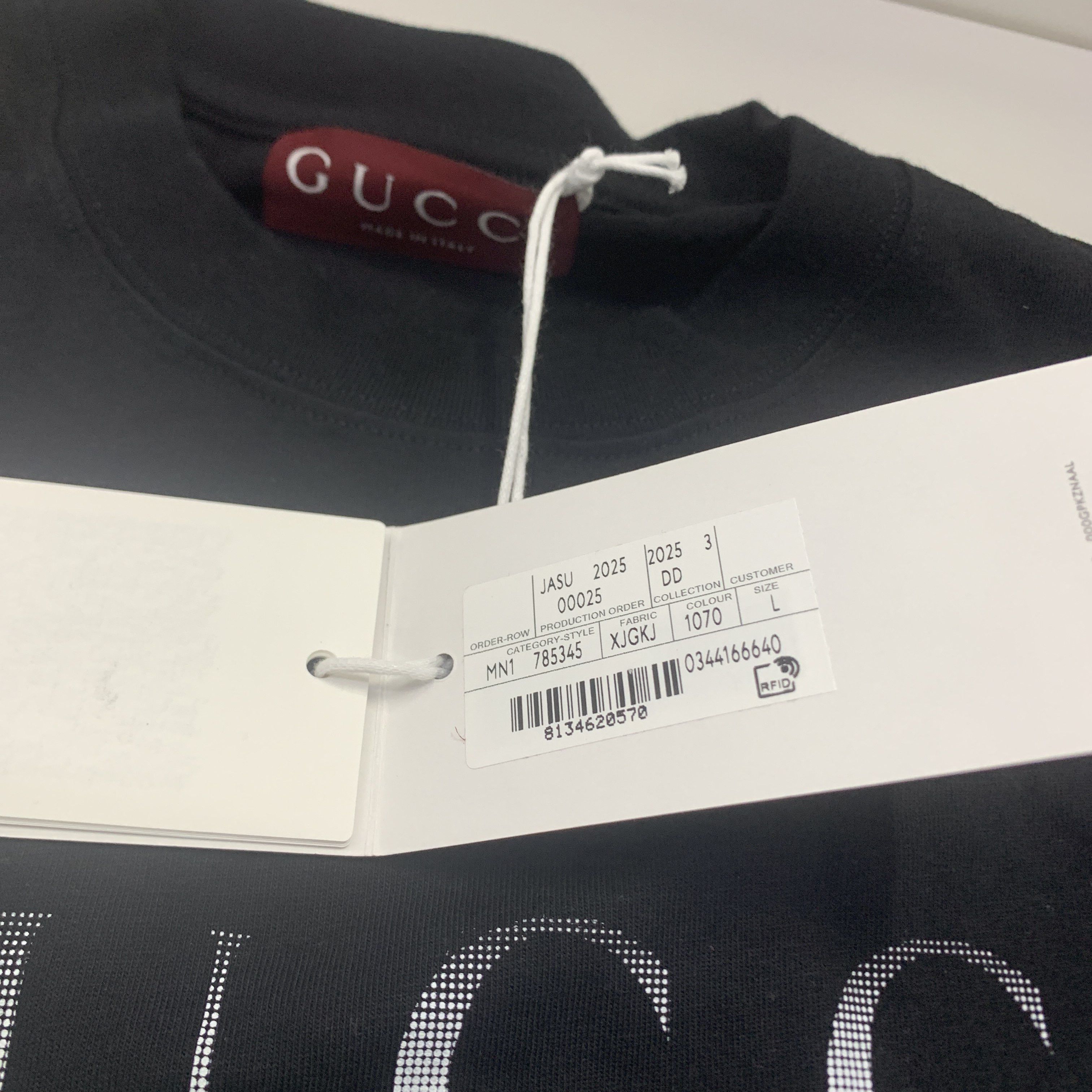 Gucci Gucci Lido Logo Print T-Shirt Size L Size US L / EU 52-54 / 3 - 5 Thumbnail