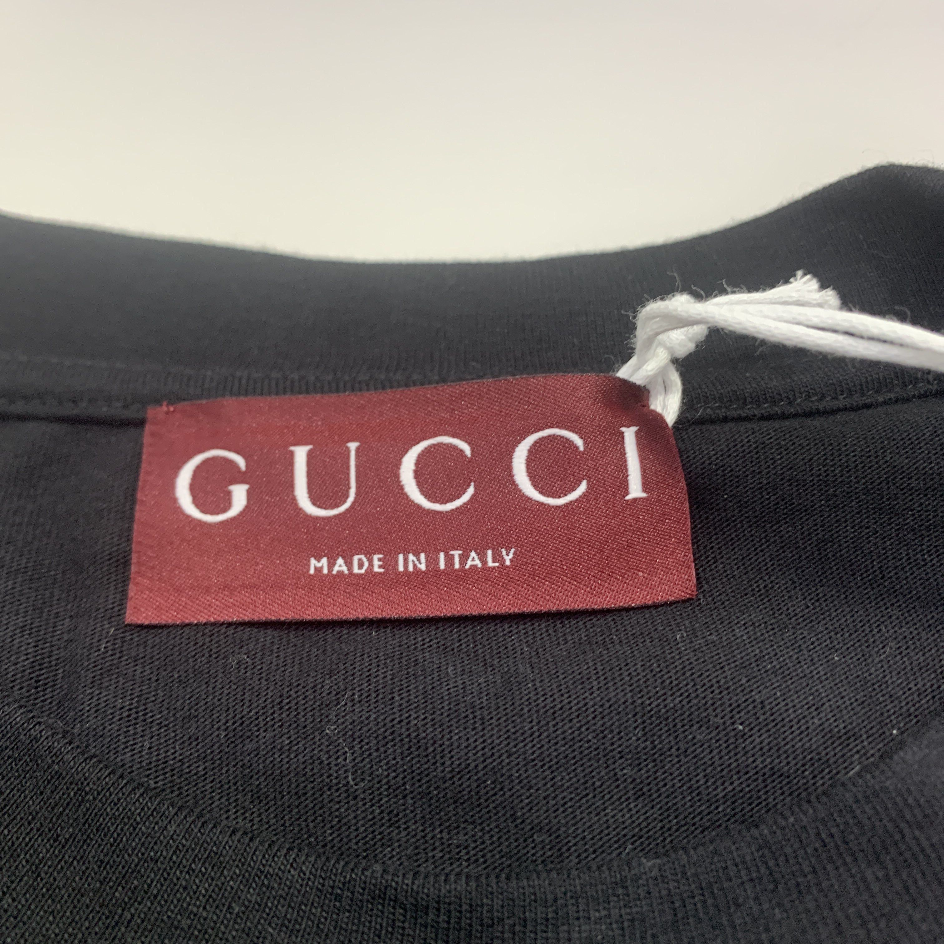 Gucci Gucci Lido Logo Print T-Shirt Size L Size US L / EU 52-54 / 3 - 3 Thumbnail