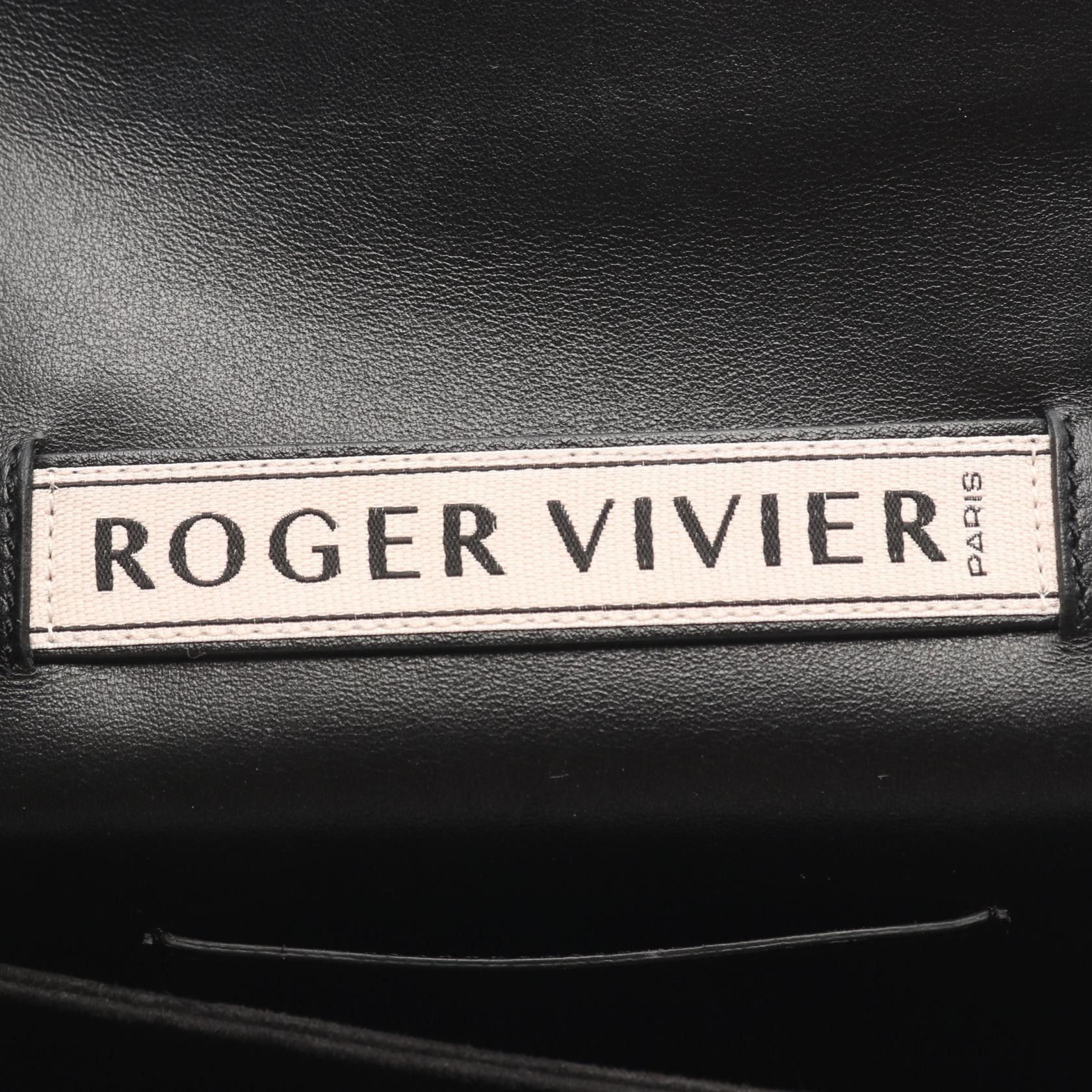 Roger Vivier Roger Vivier Roger Vivier Tres Vivier leather shoulder bag Leather Shoulder Bag DUTY FREE for USA Size ONE SIZE - 4 Thumbnail