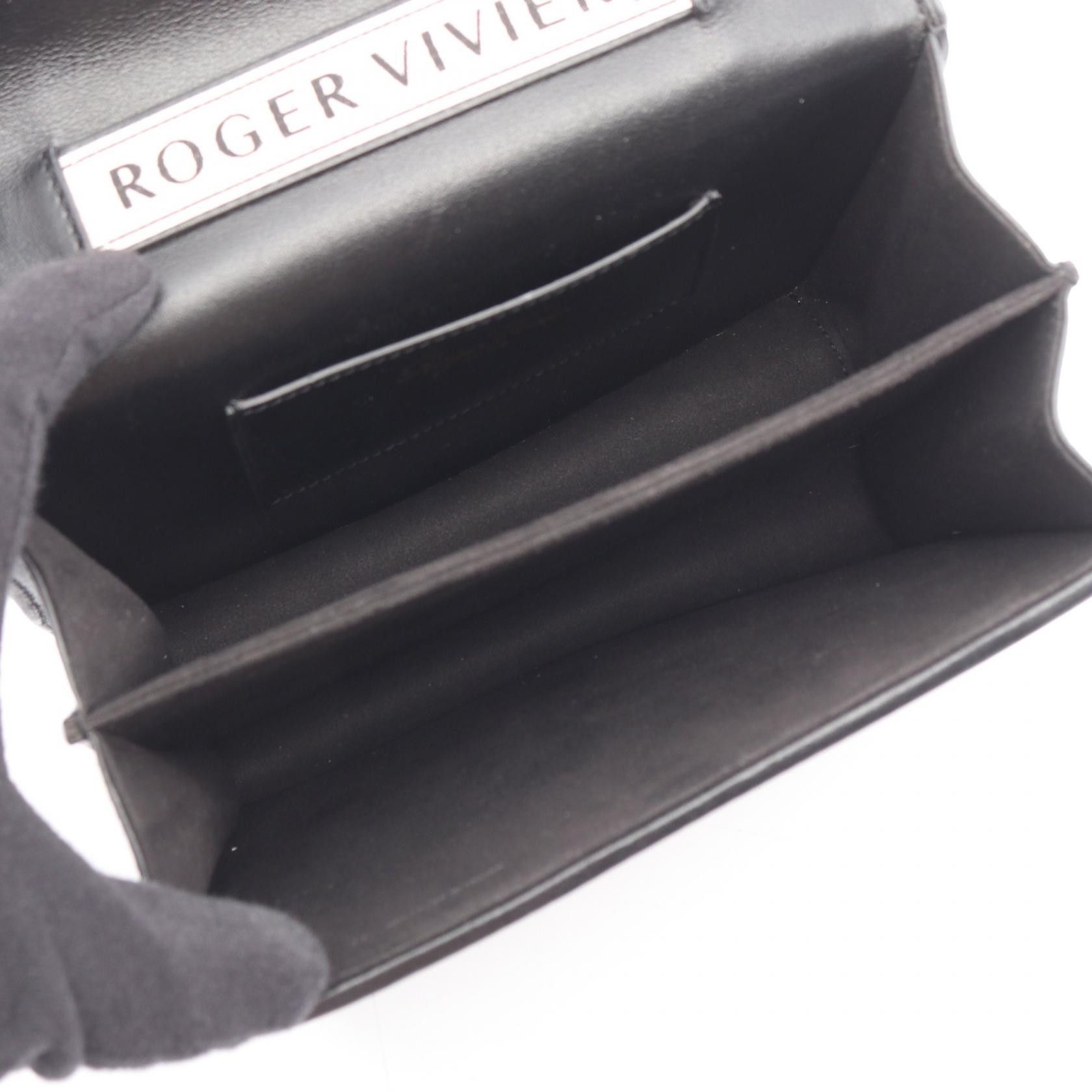 Roger Vivier Roger Vivier Roger Vivier Tres Vivier leather shoulder bag Leather Shoulder Bag DUTY FREE for USA Size ONE SIZE - 3 Thumbnail