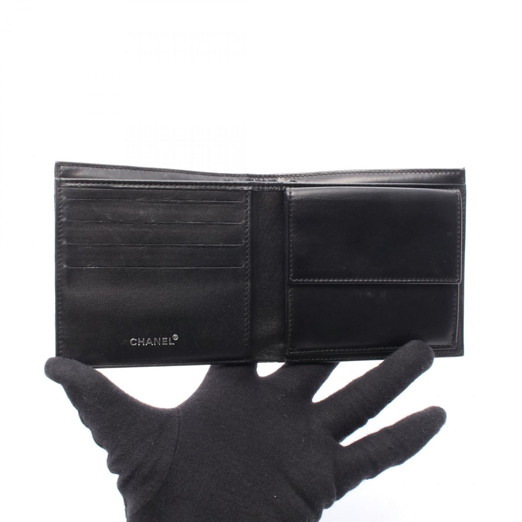 Chanel Chanel Chanel New Travel Line Leather Nylon Canvas Wallet Leather Short Wallet DUTY FREE for USA Size ONE SIZE - 3 Thumbnail