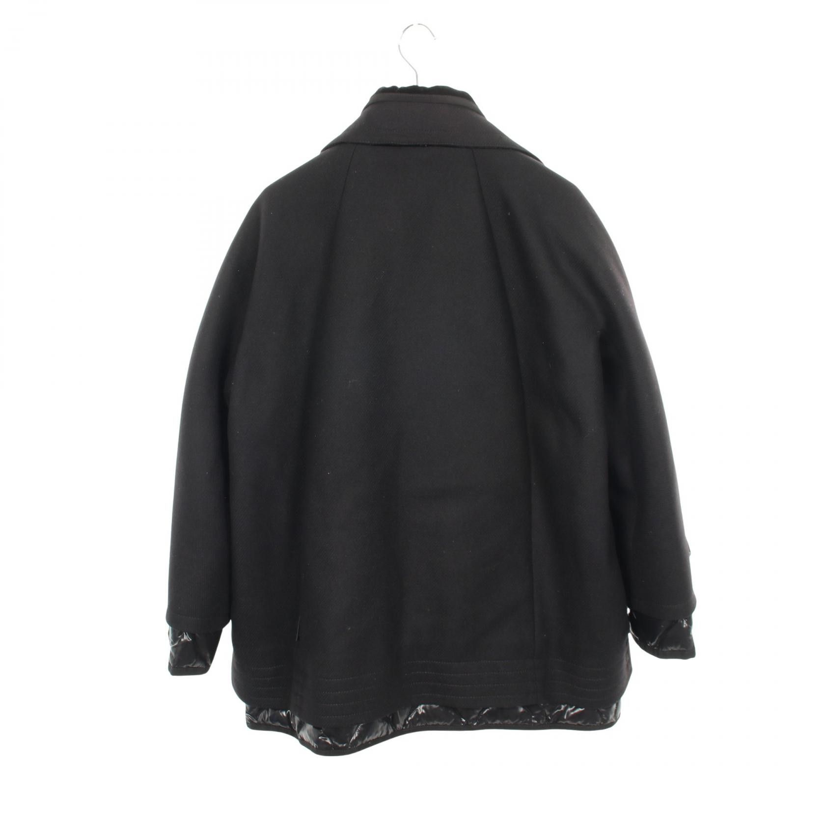 Moncler Moncler Moncler EMILY Wool Nylon Down Jacket Textile Outerwear 4631980 DUTY FREE for USA Size ONE SIZE - 2 Thumbnail