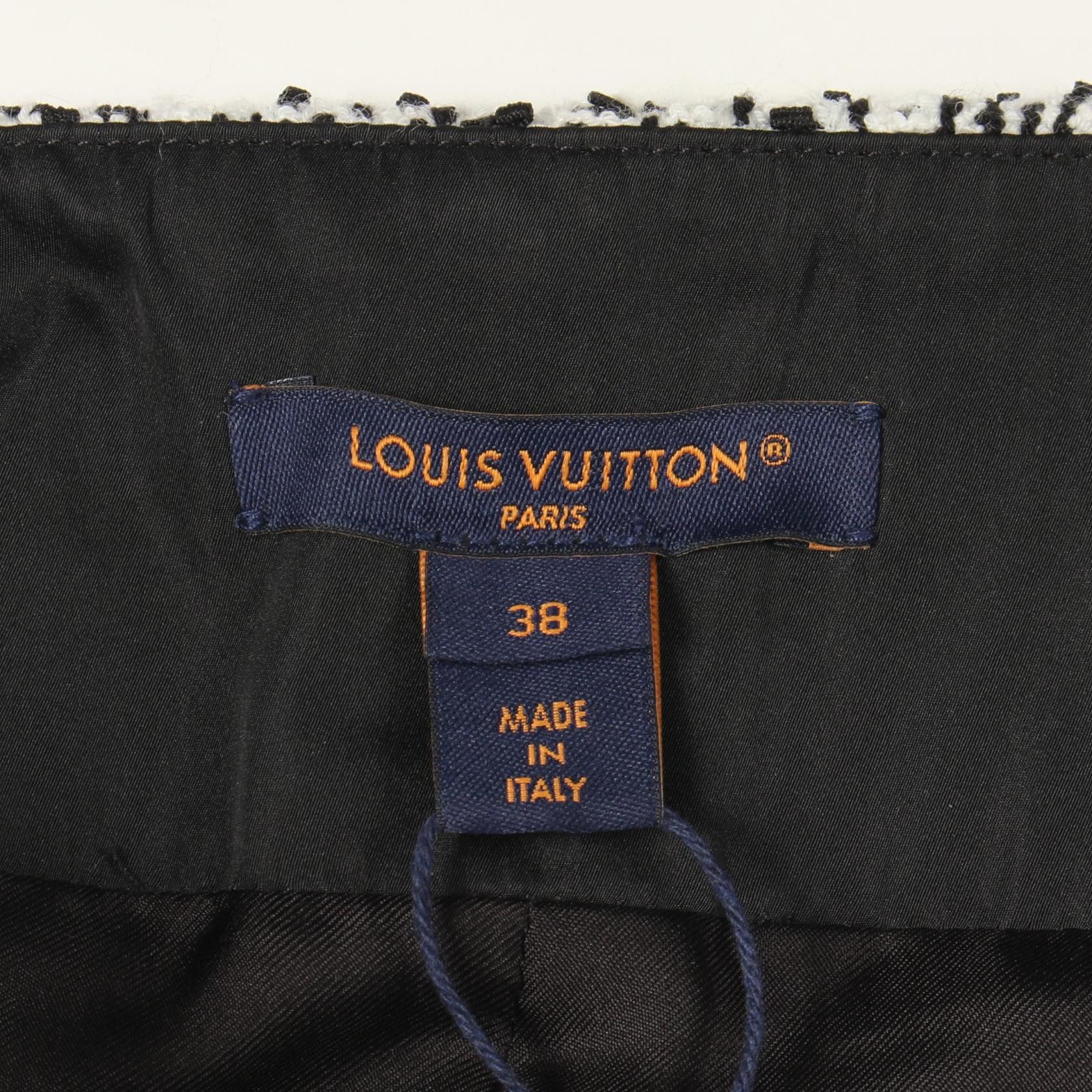 Louis Vuitton Louis Vuitton Louis Vuitton Tweed Skirt Textile Skirts DUTY FREE for USA Size ONE SIZE - 3 Thumbnail