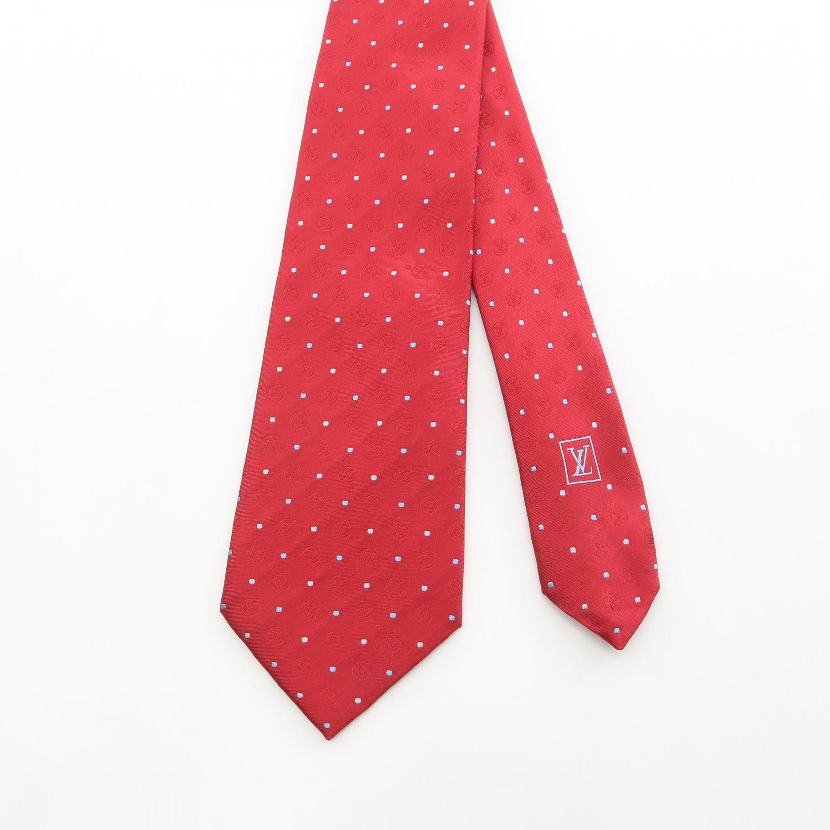 Louis Vuitton Louis Vuitton Louis Vuitton Silk Tie Textile Necktie M70183 DUTY FREE for USA Size ONE SIZE - 2 Thumbnail