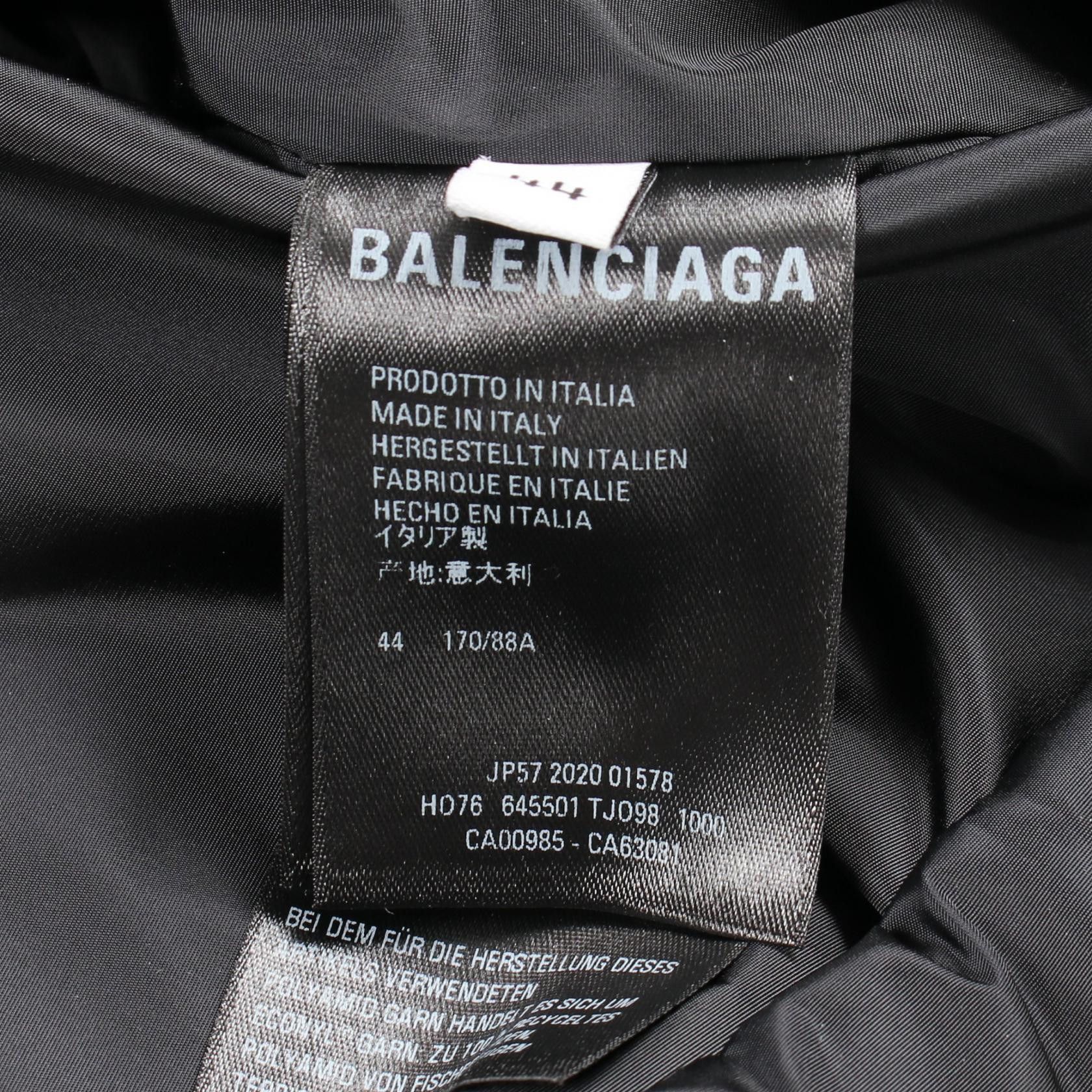 Balenciaga Balenciaga Balenciaga Logo Print Nylon Hooded Jacket Textile Outerwear DUTY FREE for USA Size ONE SIZE - 6 Thumbnail