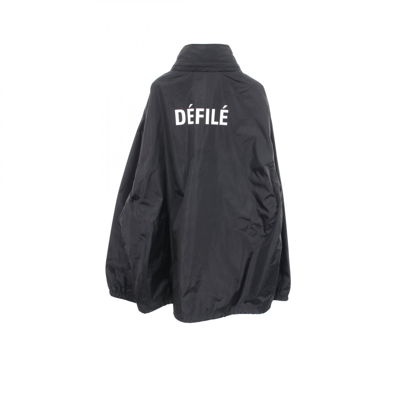 Balenciaga Balenciaga Balenciaga Logo Print Nylon Hooded Jacket Textile Outerwear DUTY FREE for USA Size ONE SIZE - 2 Thumbnail