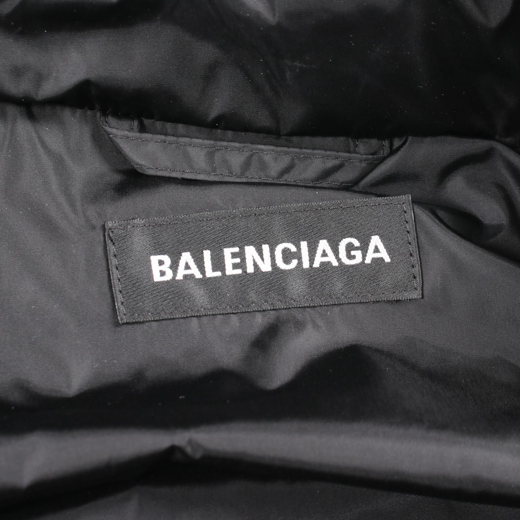 Balenciaga Balenciaga Balenciaga Logo Print Nylon Hooded Jacket Textile Outerwear DUTY FREE for USA Size ONE SIZE - 3 Thumbnail