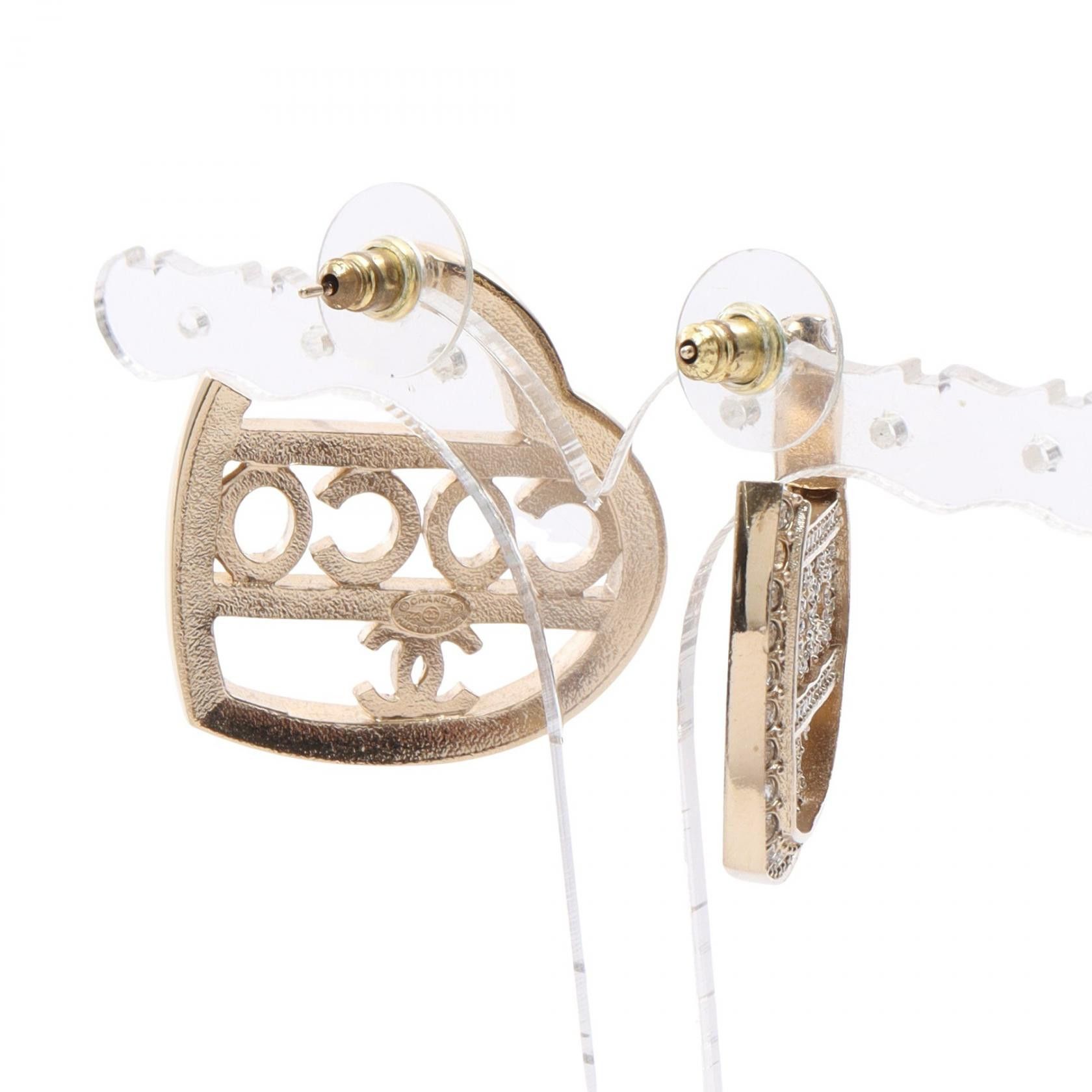 Chanel Chanel Chanel COCO Mark Earrings Metal Earrings DUTY FREE for USA Size ONE SIZE - 3 Thumbnail