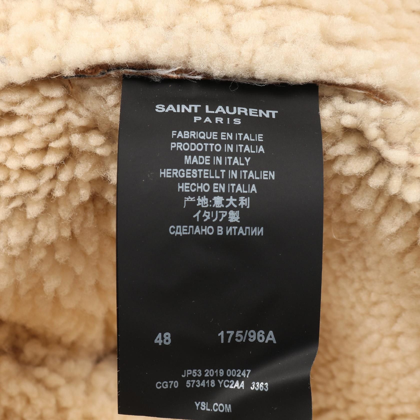 Yves Saint Laurent Yves Saint Laurent Saint Laurent Paris Suede Jacket Leather Outerwear DUTY FREE for USA Size ONE SIZE - 6 Thumbnail