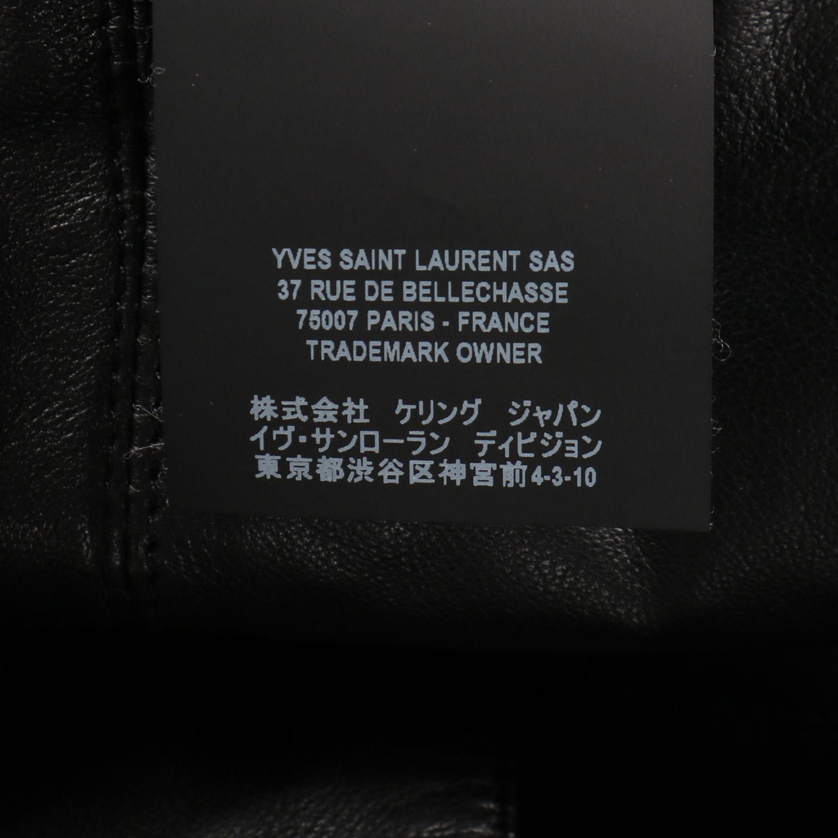 Yves Saint Laurent Yves Saint Laurent Saint Laurent Paris Lambskin Coat Leather Outerwear DUTY FREE for USA Size ONE SIZE - 4 Thumbnail
