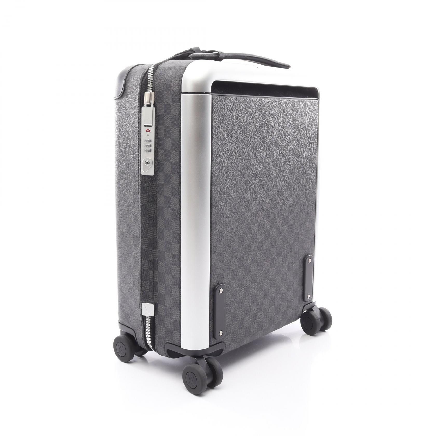 Louis Vuitton Louis Vuitton Louis Vuitton Horizon 50 Damier Graphite Trolley Textile Travel Bag N23210 DUTY FREE for USA Size ONE SIZE - 2 Thumbnail