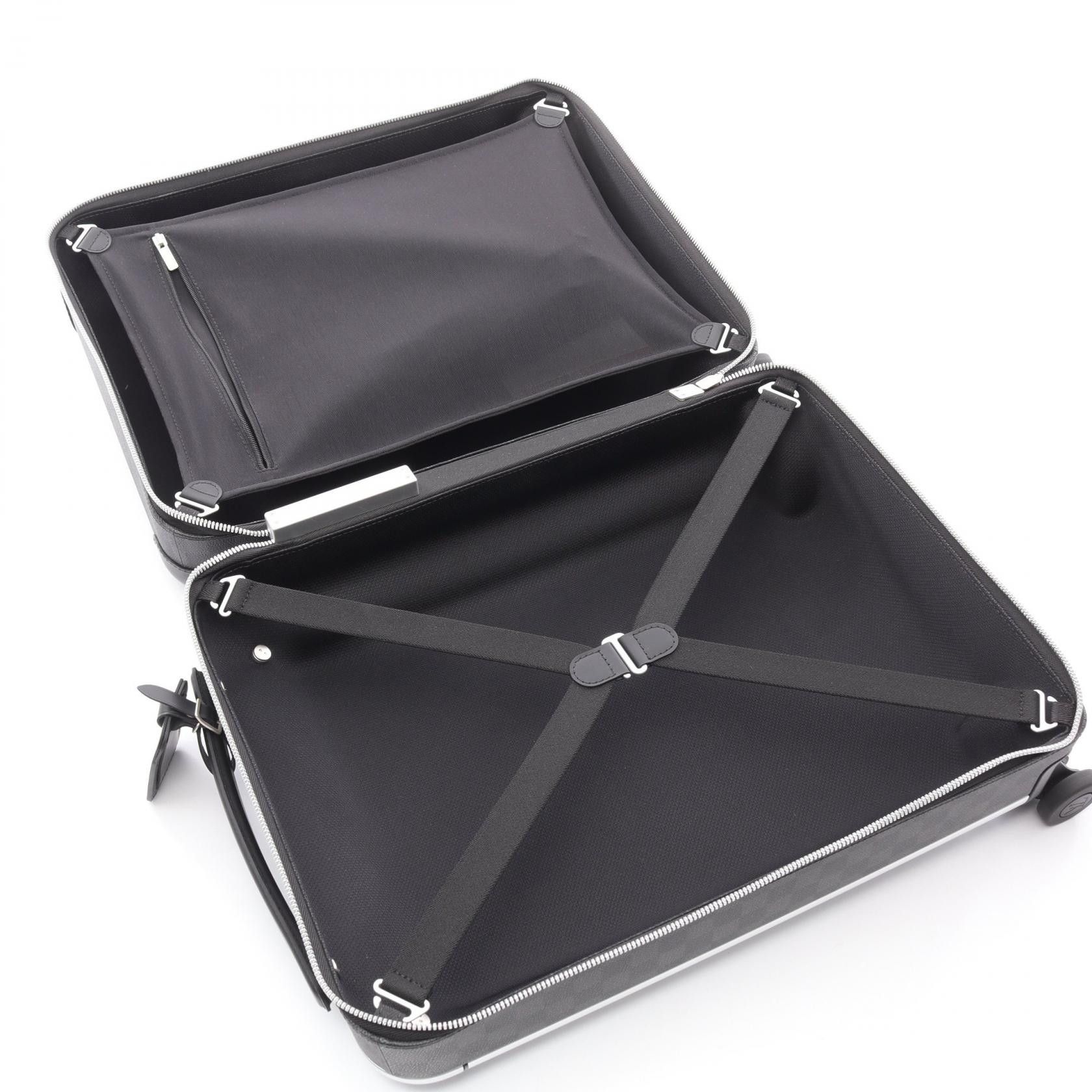 Louis Vuitton Louis Vuitton Louis Vuitton Horizon 50 Damier Graphite Trolley Textile Travel Bag N23210 DUTY FREE for USA Size ONE SIZE - 3 Thumbnail