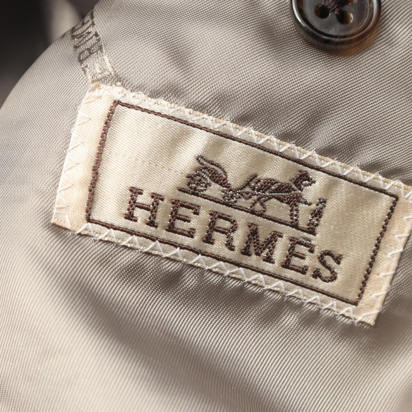 Hermes Hermes Hermes Wool Tailored Jacket Textile Outerwear DUTY FREE for USA Size ONE SIZE - 3 Thumbnail