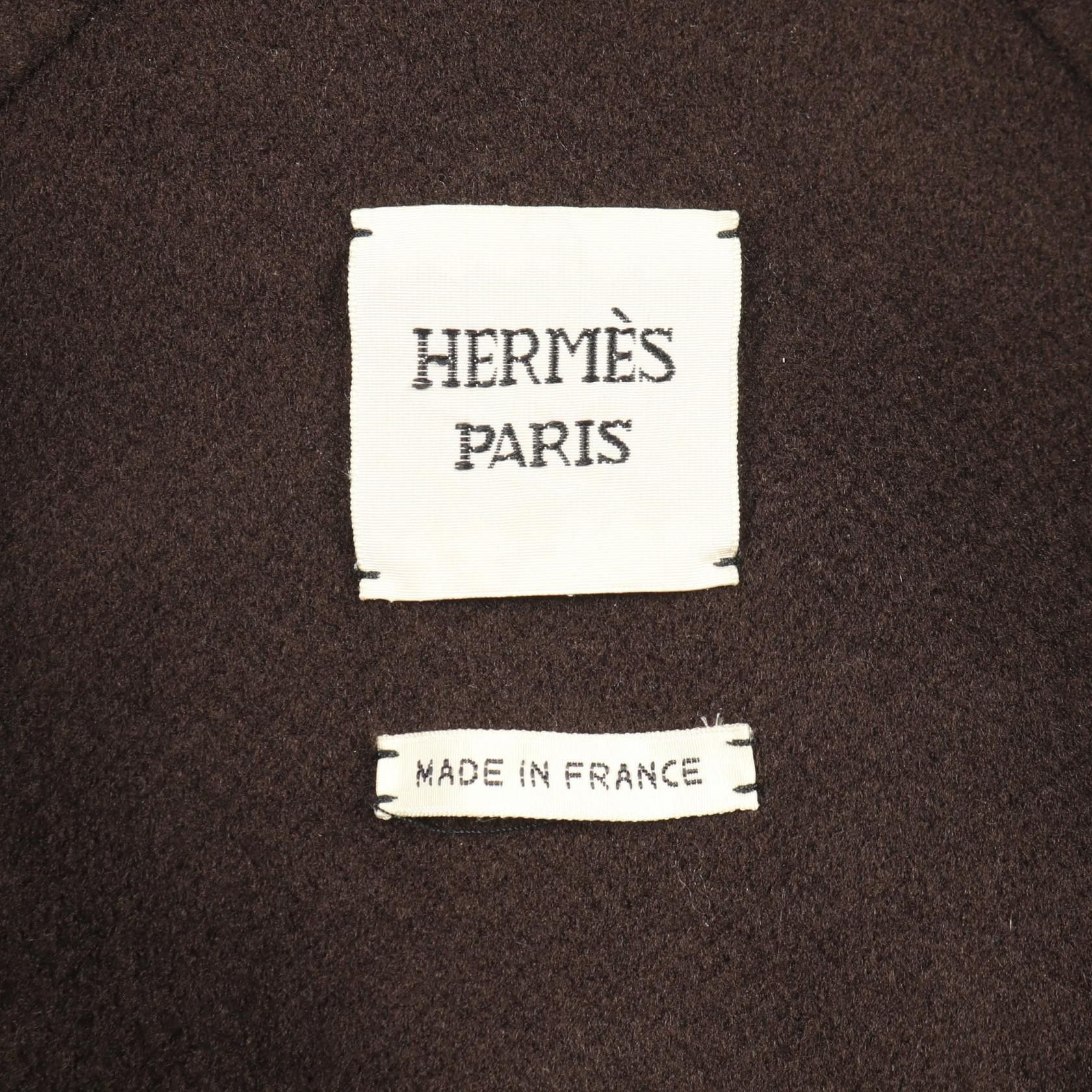 Hermes Hermes Hermes Cashmere Coat Textile Outerwear DUTY FREE for USA Size ONE SIZE - 3 Thumbnail