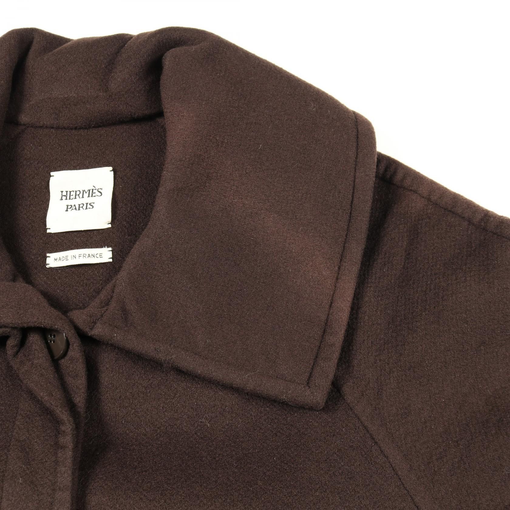 Hermes Hermes Hermes Cashmere Coat Textile Outerwear DUTY FREE for USA Size ONE SIZE - 8 Thumbnail