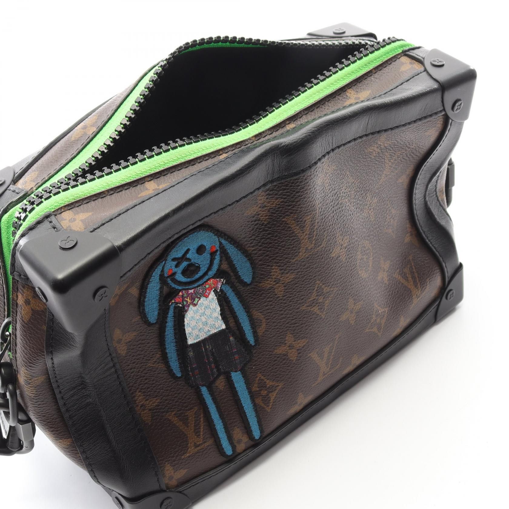 Louis Vuitton Louis Vuitton Louis Vuitton Soft Trunk LV Friend Monogram Macassar Shoulder Bag Textile Shoulder Bag M45619 DUTY FREE for USA Size ONE SIZE - 10 Thumbnail