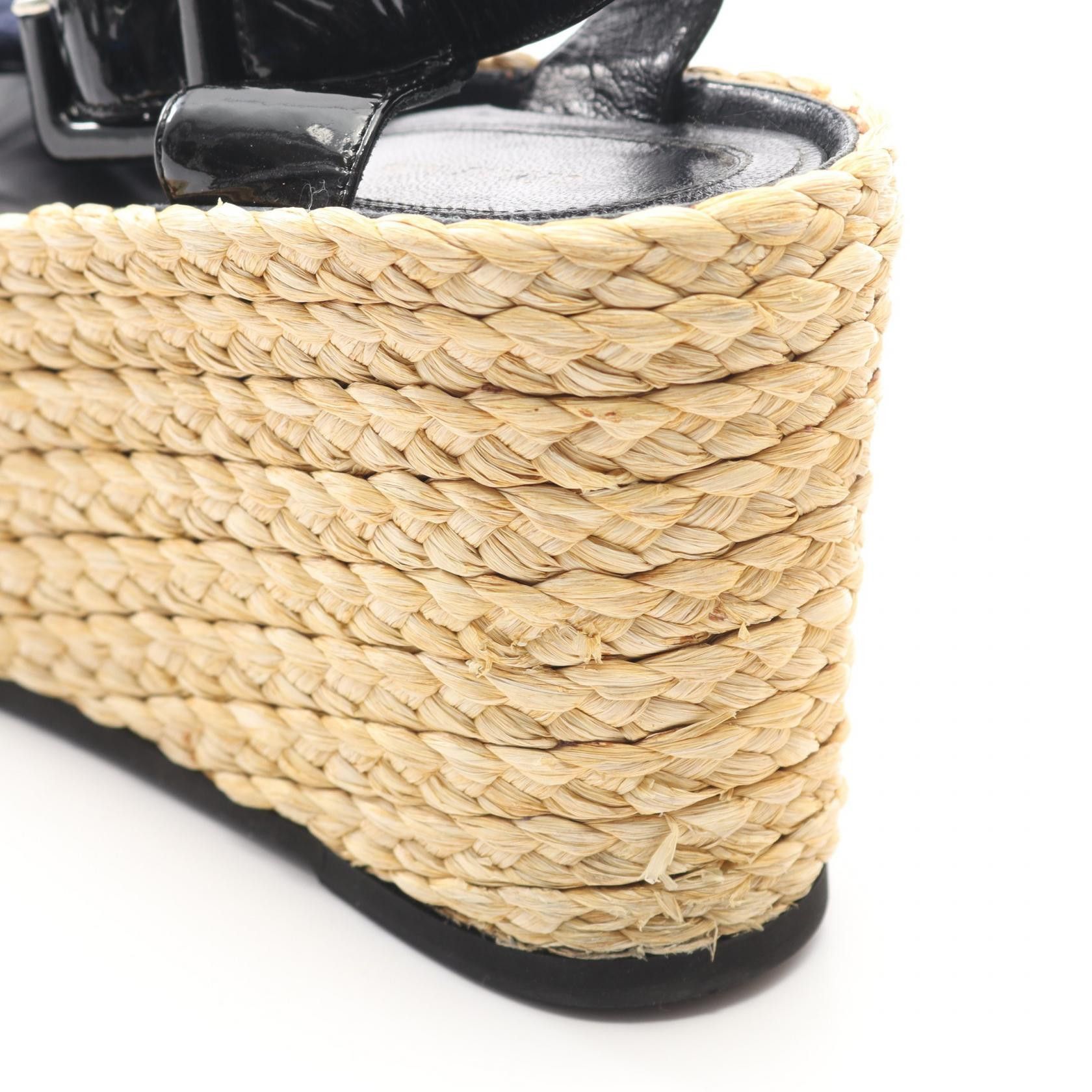 Celine Celine Celine Leather Fabric Sandals Leather Shoes DUTY FREE for USA Size ONE SIZE - 10 Thumbnail