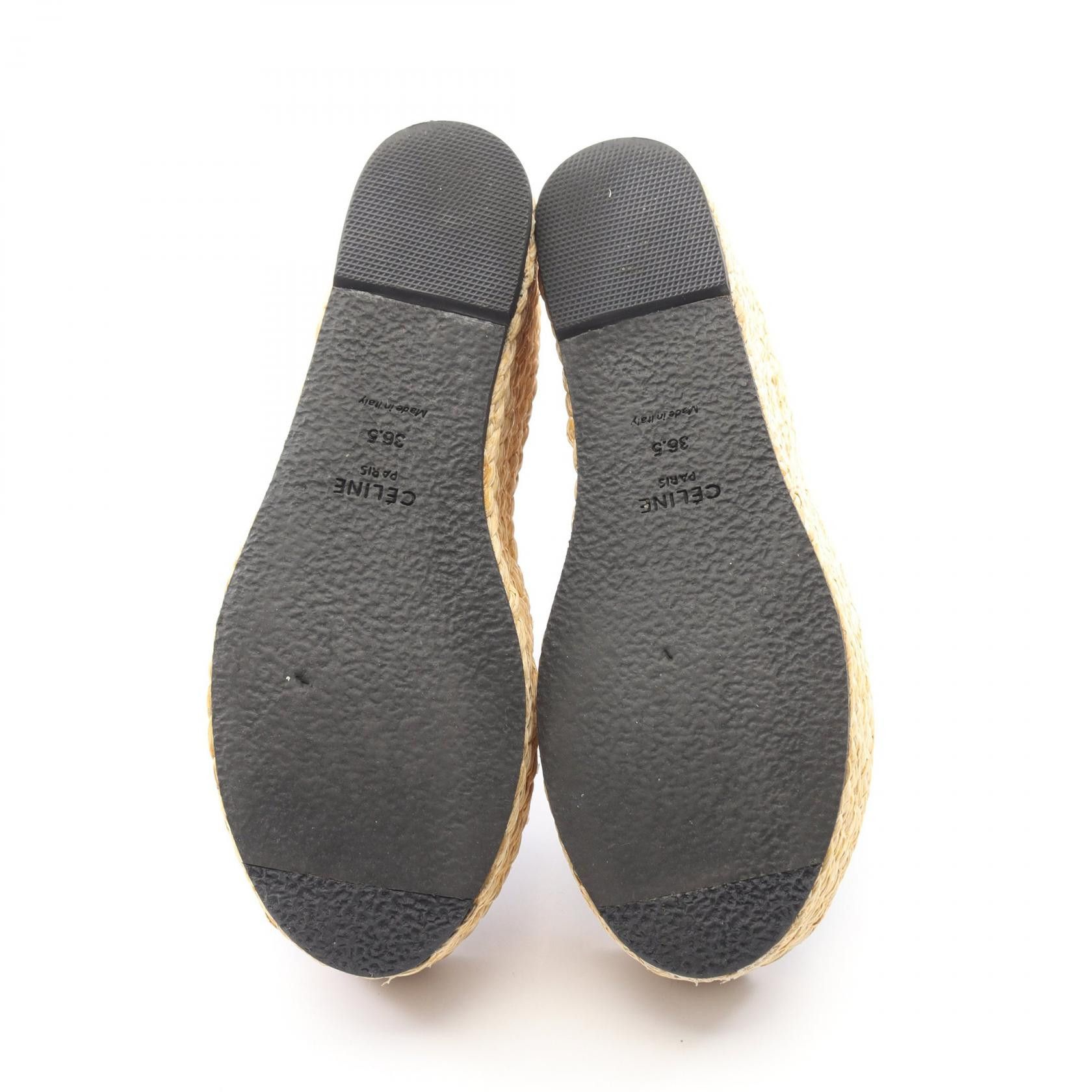 Celine Celine Celine Leather Fabric Sandals Leather Shoes DUTY FREE for USA Size ONE SIZE - 4 Thumbnail