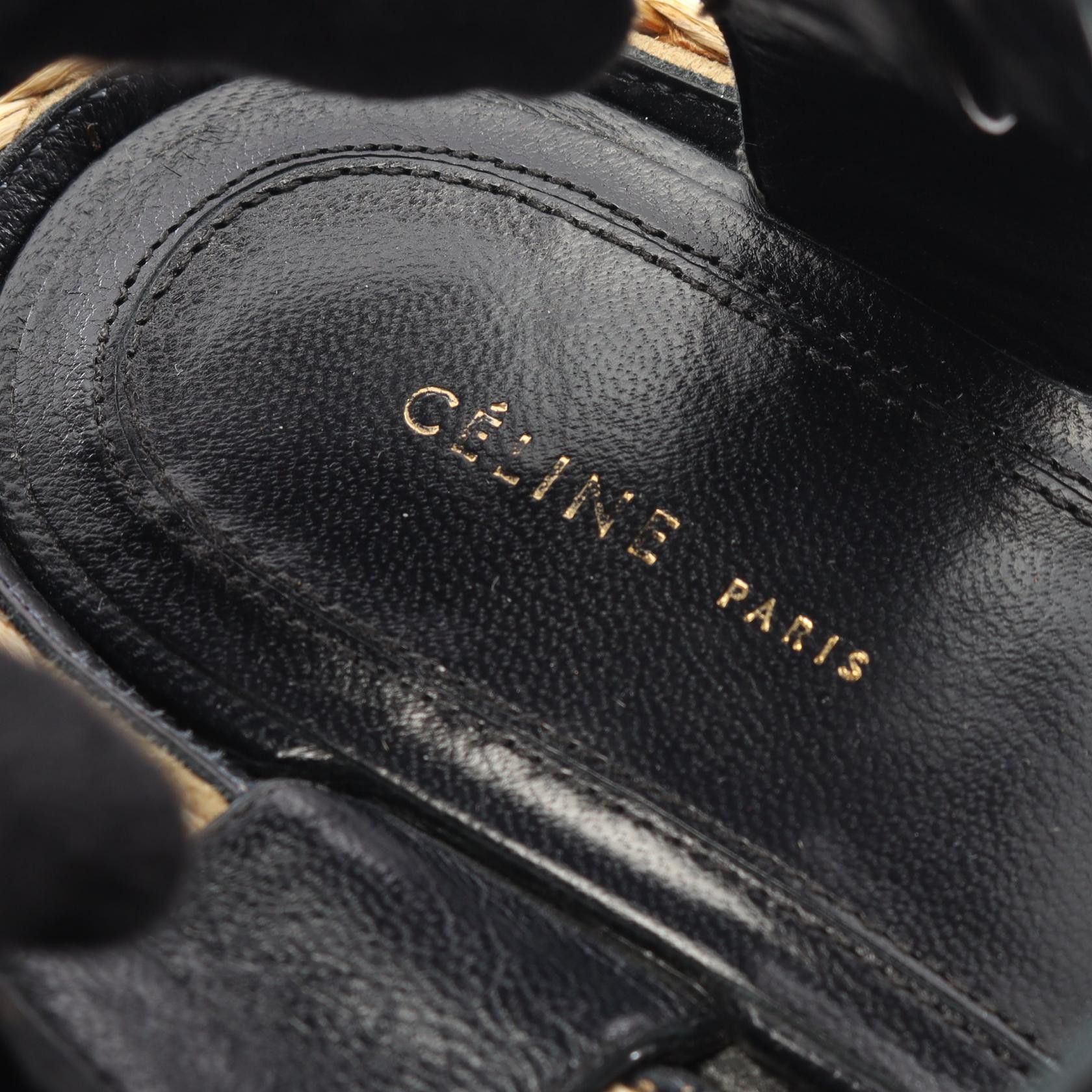Celine Celine Celine Leather Fabric Sandals Leather Shoes DUTY FREE for USA Size ONE SIZE - 5 Thumbnail