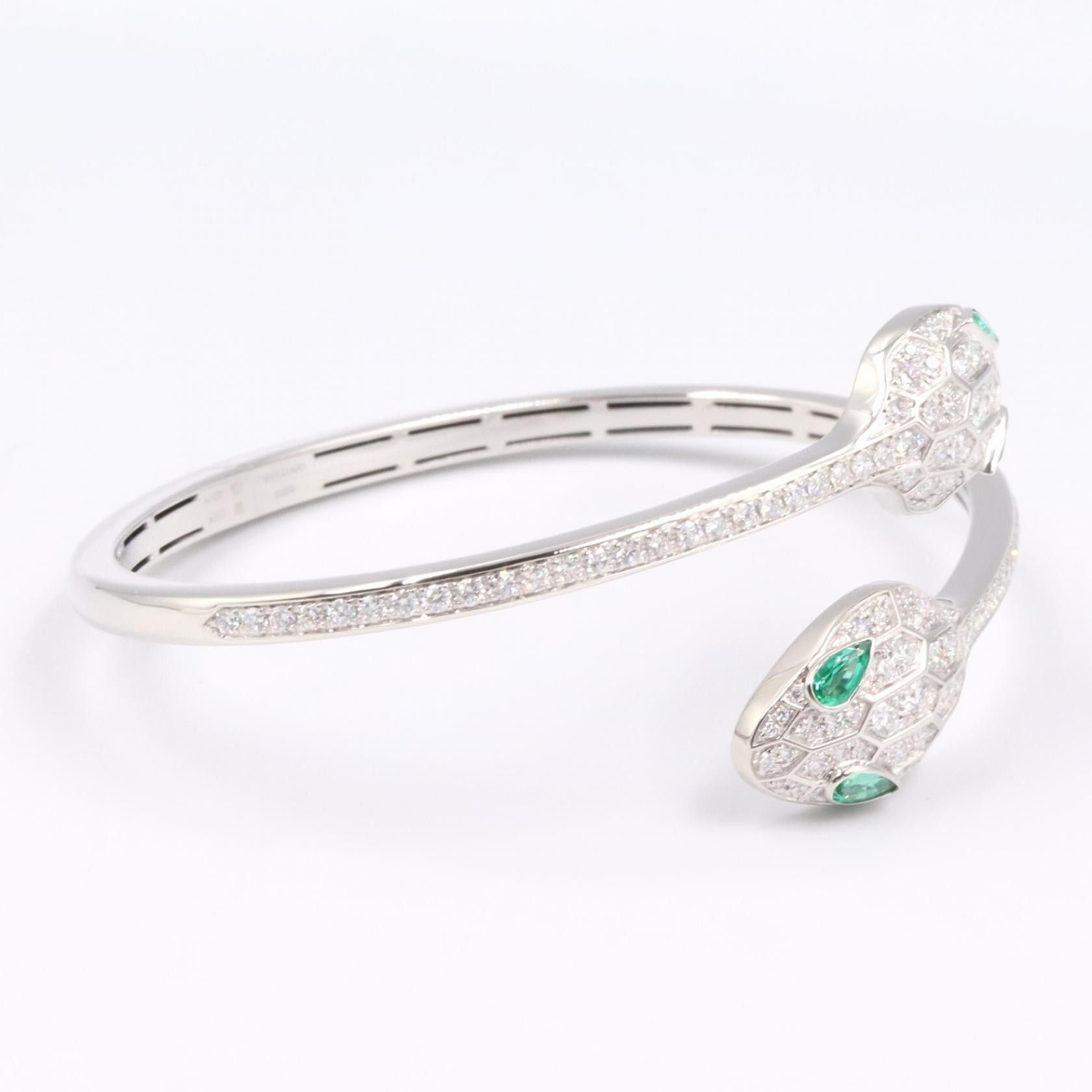Bvlgari Bvlgari Bvlgari Serpenti Seduttori Au750 Diamond Emerald Bracelet Size 17 Precious Metal Bracelet 356523M DUTY FREE for USA Size ONE SIZE - 5 Thumbnail