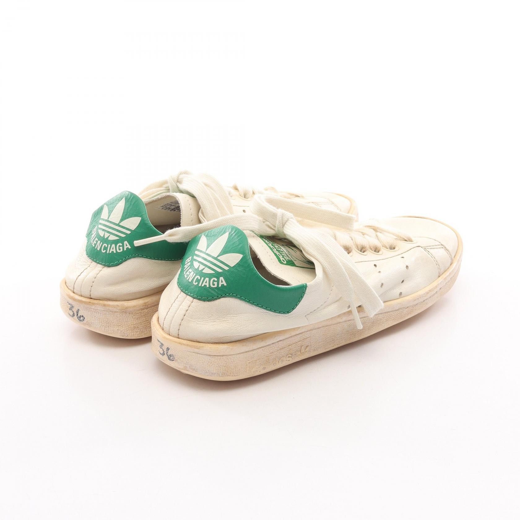 Balenciaga Balenciaga Balenciaga Stan Smith Leather Sneakers Leather Shoes DUTY FREE for USA Size ONE SIZE - 2 Thumbnail