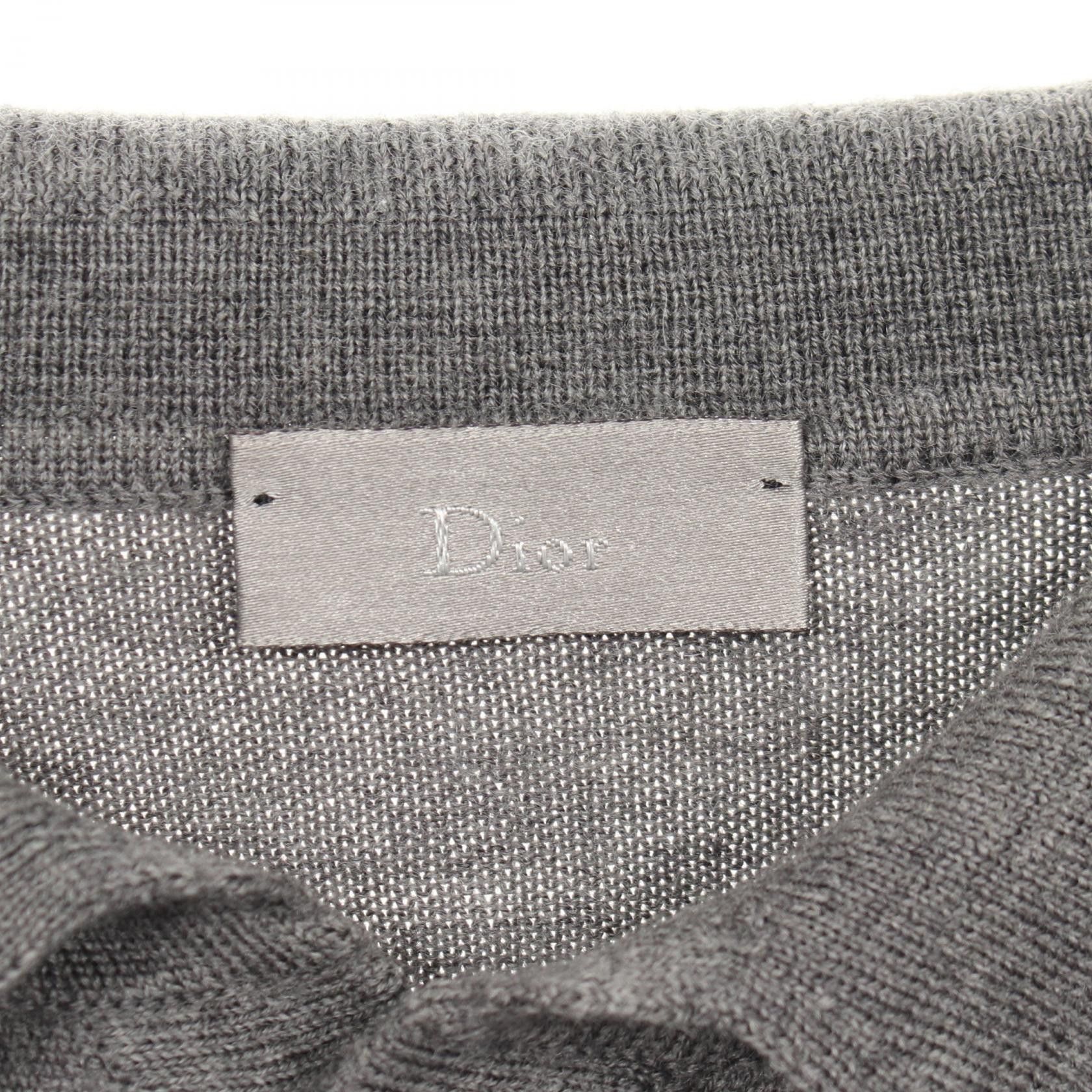 Dior Dior Dior Homme BEE Embroidered Wool Knit Polo Shirt Textile Tops DUTY FREE for USA Size ONE SIZE - 3 Thumbnail