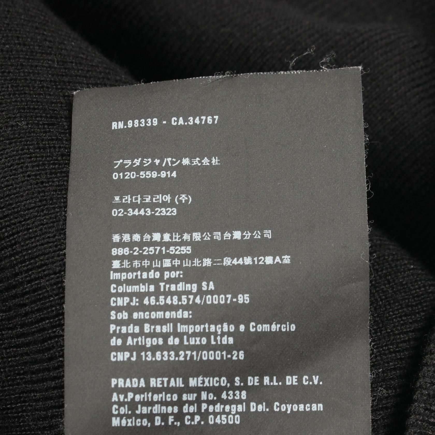 Prada Prada Prada Wool Nylon Jacket Textile Outerwear DUTY FREE for USA Size ONE SIZE - 4 Thumbnail