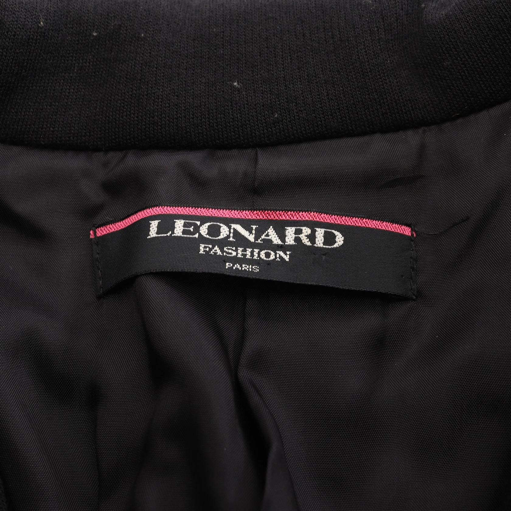 Other Leonard LEONARD FASHION Wool Silk Outerwear Textile Outerwear DUTY FREE for USA Size ONE SIZE - 3 Thumbnail