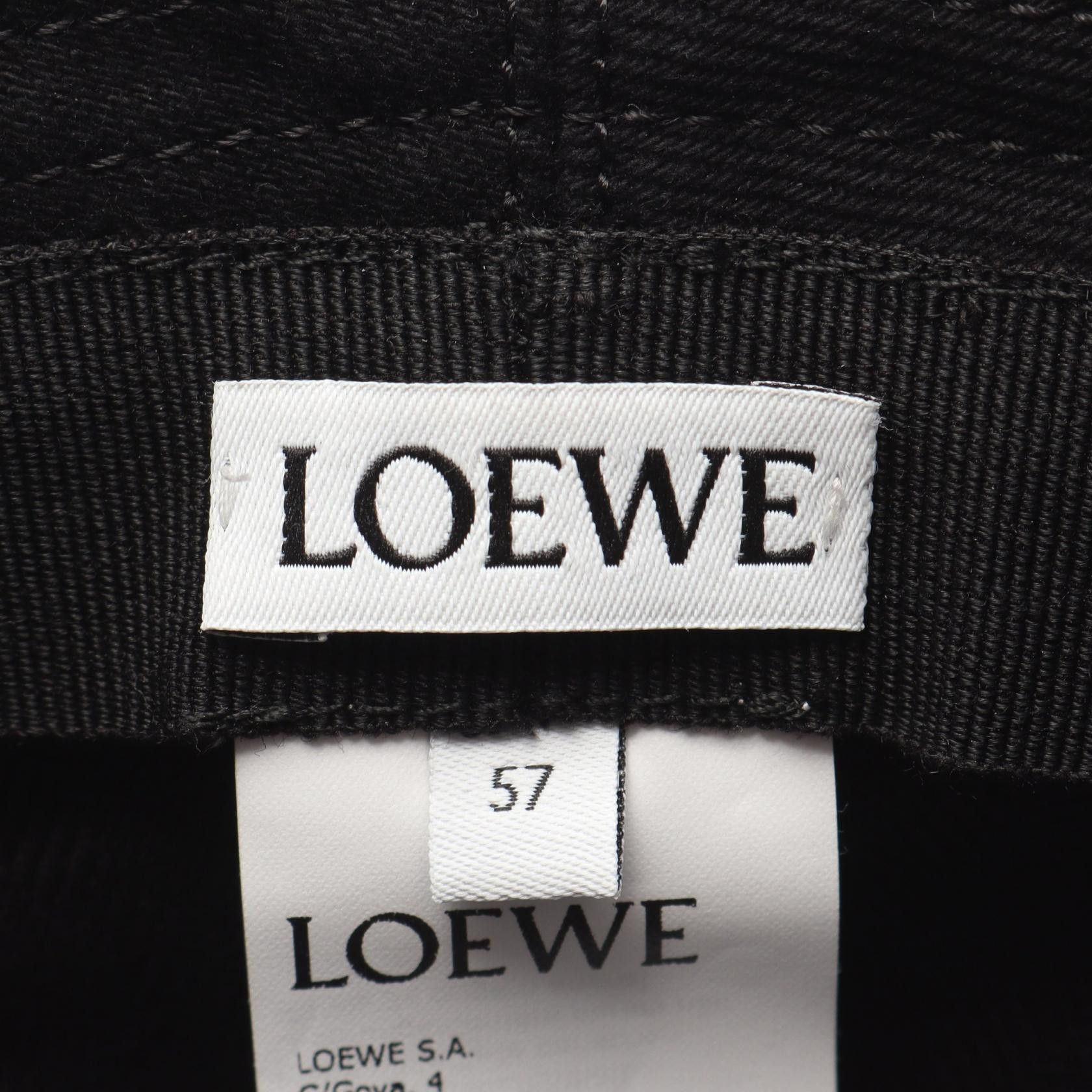 Loewe Loewe Loewe FRAYED BUCKET HAT denim hat Textile Hats DUTY FREE for USA Size ONE SIZE - 4 Thumbnail