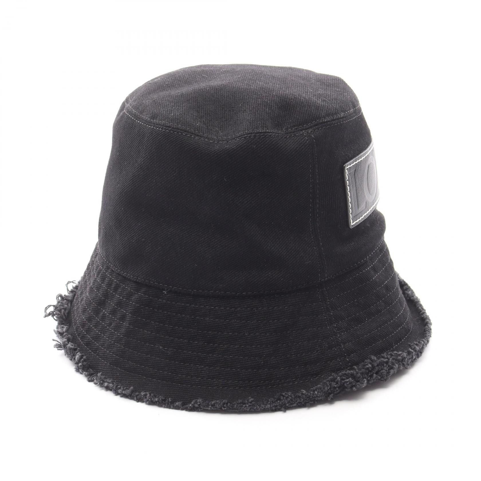 Loewe Loewe Loewe FRAYED BUCKET HAT denim hat Textile Hats DUTY FREE for USA Size ONE SIZE - 2 Thumbnail