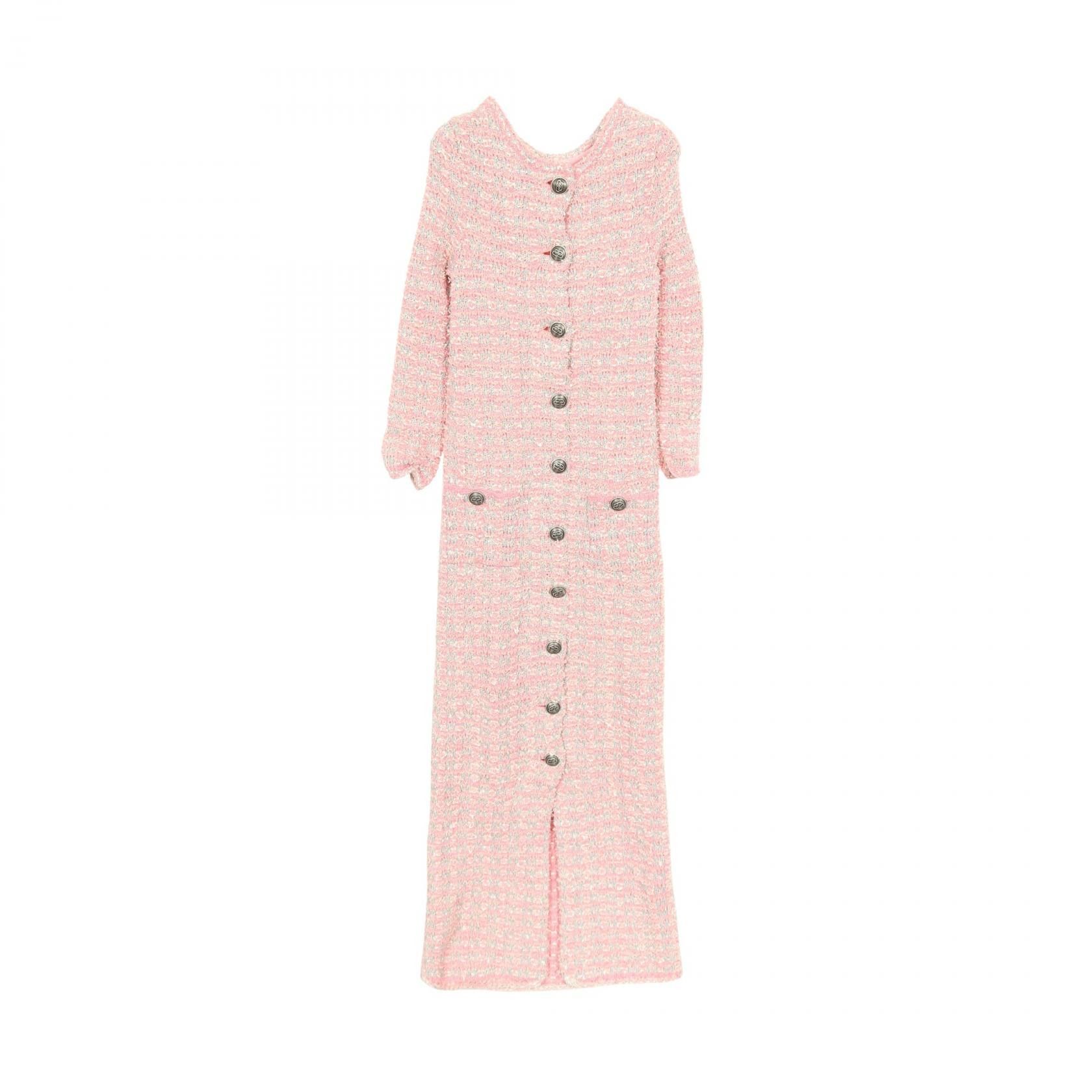 Balenciaga Balenciaga Balenciaga Tweed Dress Textile Dresses DUTY FREE for USA Size ONE SIZE - 2 Thumbnail