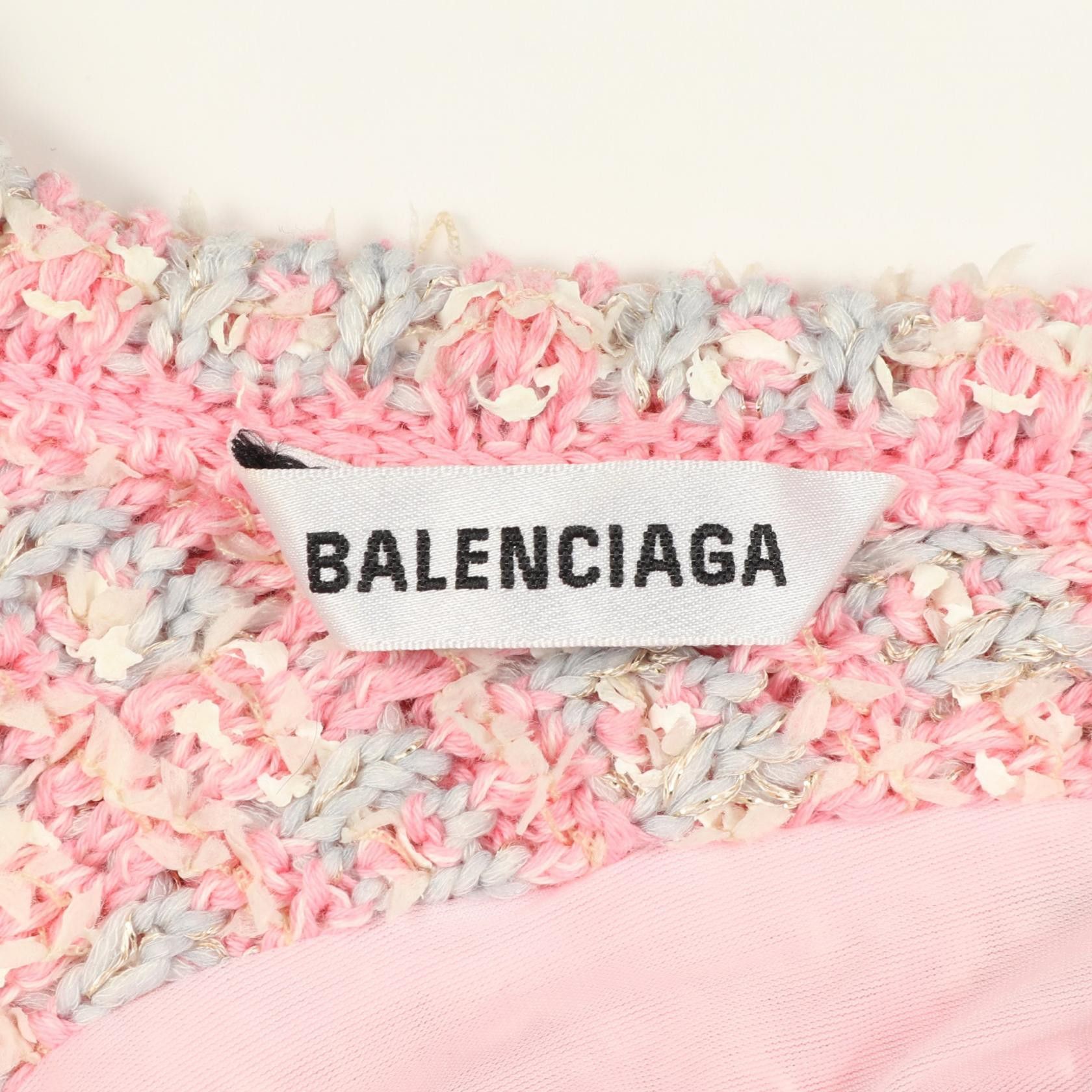 Balenciaga Balenciaga Balenciaga Tweed Dress Textile Dresses DUTY FREE for USA Size ONE SIZE - 3 Thumbnail