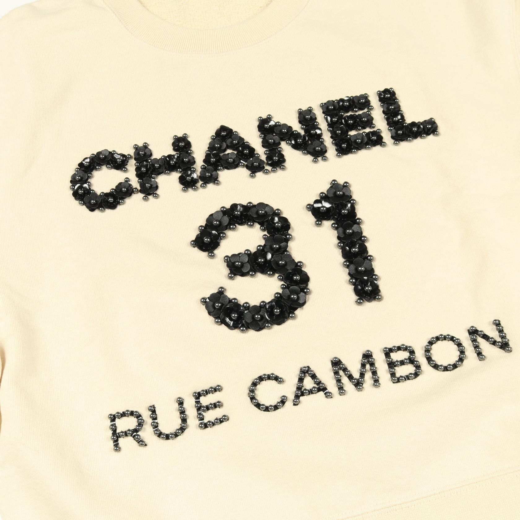 Chanel Chanel Chanel Flower Logo Cotton Hoodie Textile Sweatshirts & Hoodies DUTY FREE for USA Size ONE SIZE - 6 Thumbnail