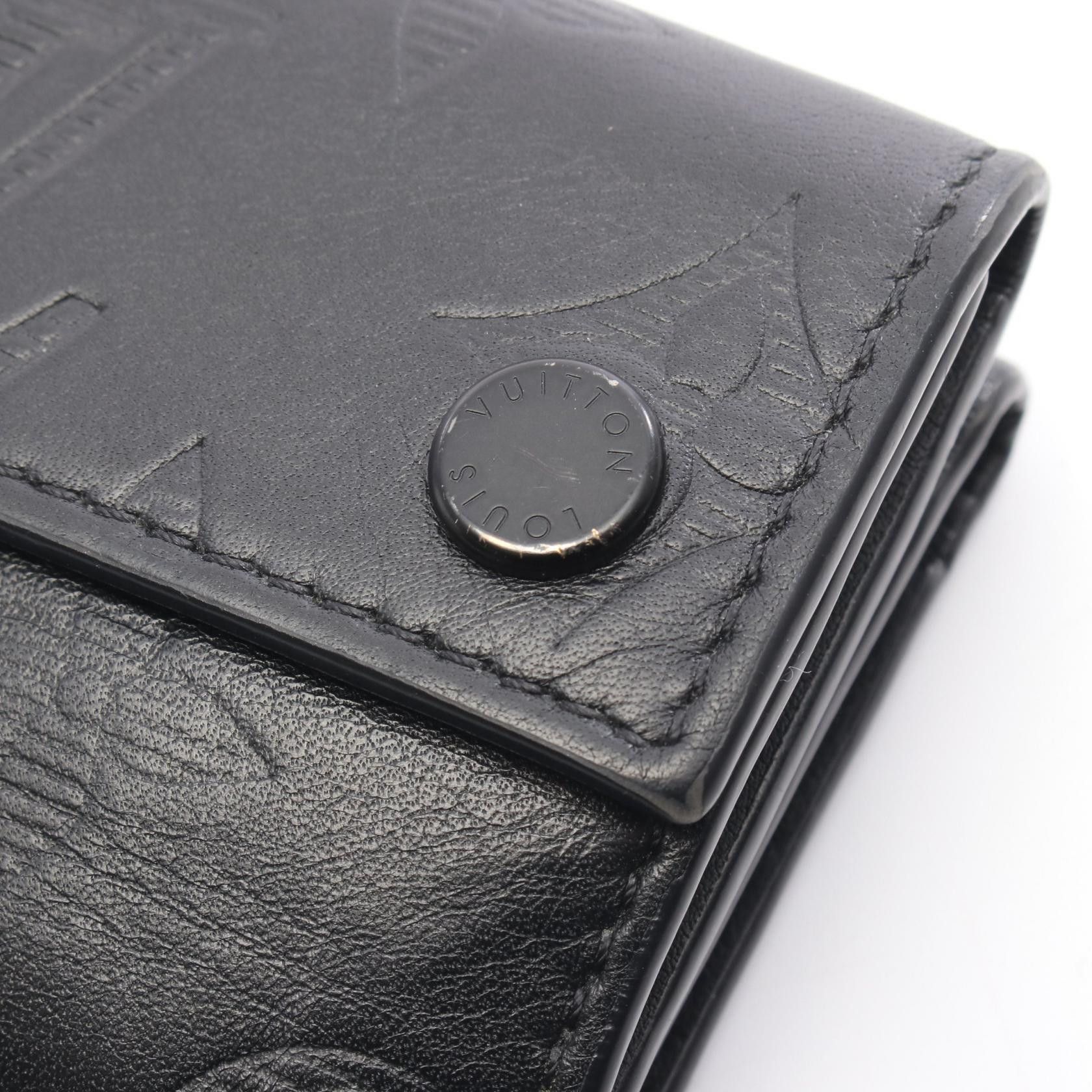 Louis Vuitton Louis Vuitton Louis Vuitton Discovery Compact Wallet Monogram Shadow Leather Trifold Wallet Leather Short Wallet M67631 DUTY FREE for USA Size ONE SIZE - 8 Thumbnail