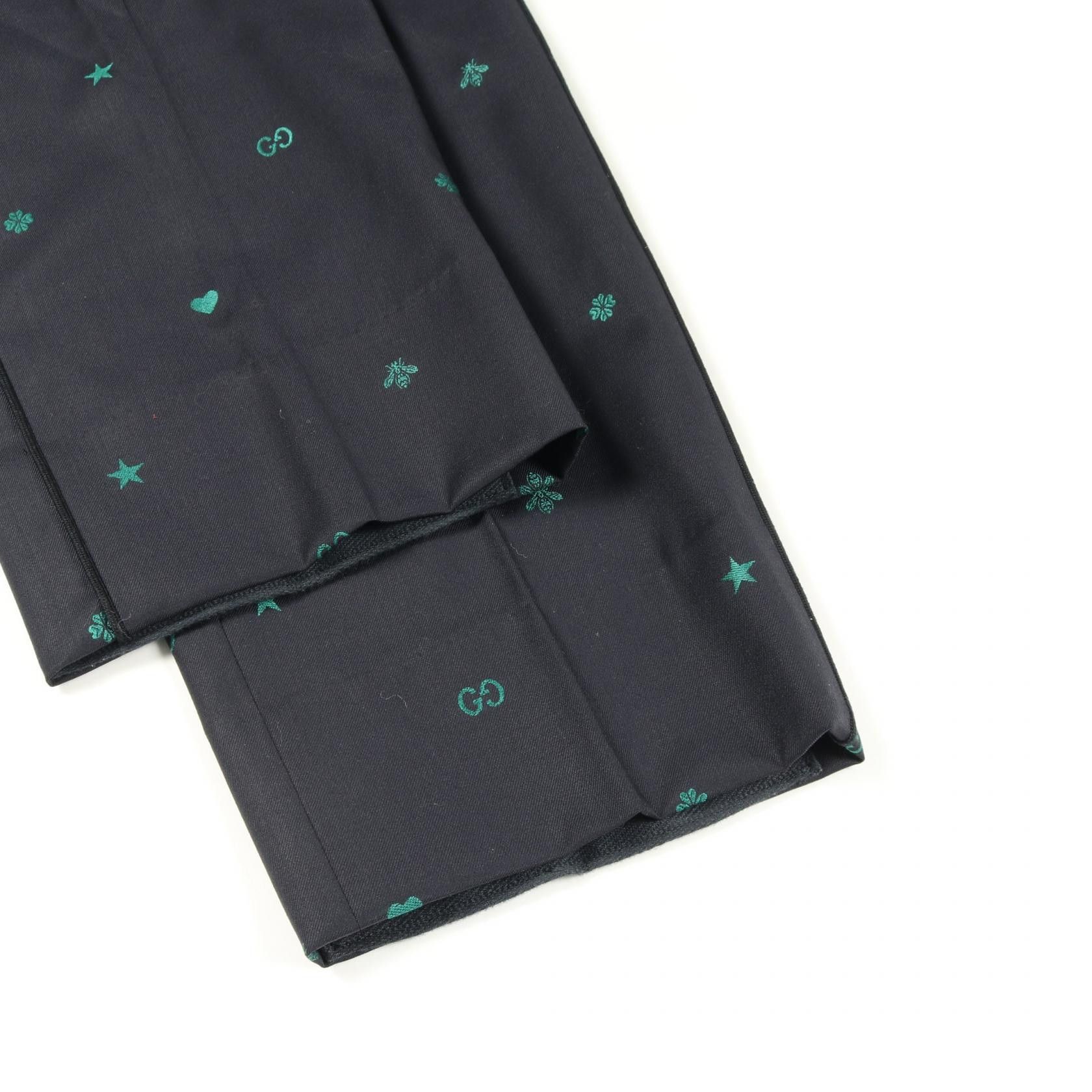Gucci Gucci Gucci Embroidery Wool Pants Textile Pants DUTY FREE for USA Size ONE SIZE - 6 Thumbnail
