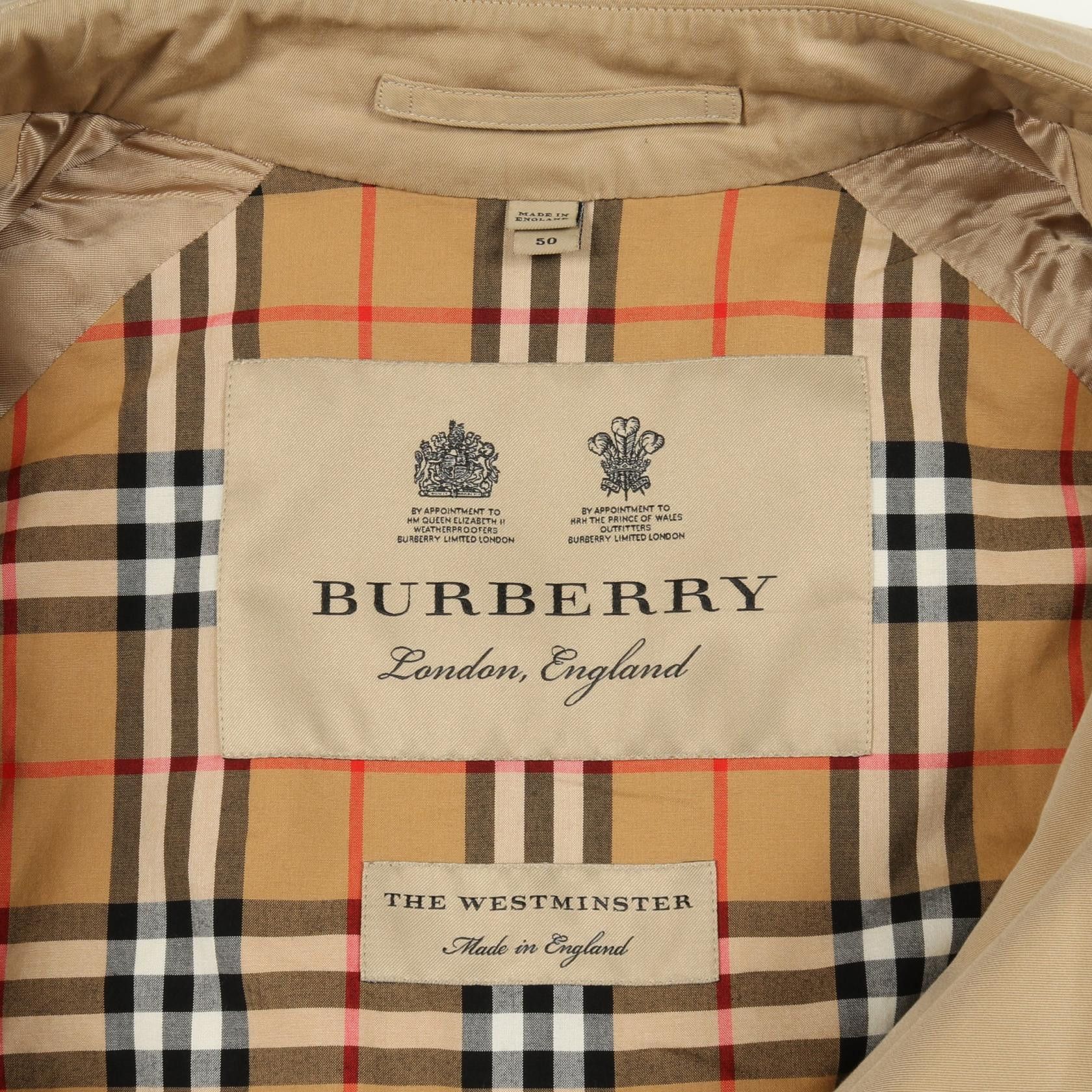 Burberry Burberry Burberry Westminster Heritage Cotton Trench Coat Textile Outerwear DUTY FREE for USA Size ONE SIZE - 3 Thumbnail